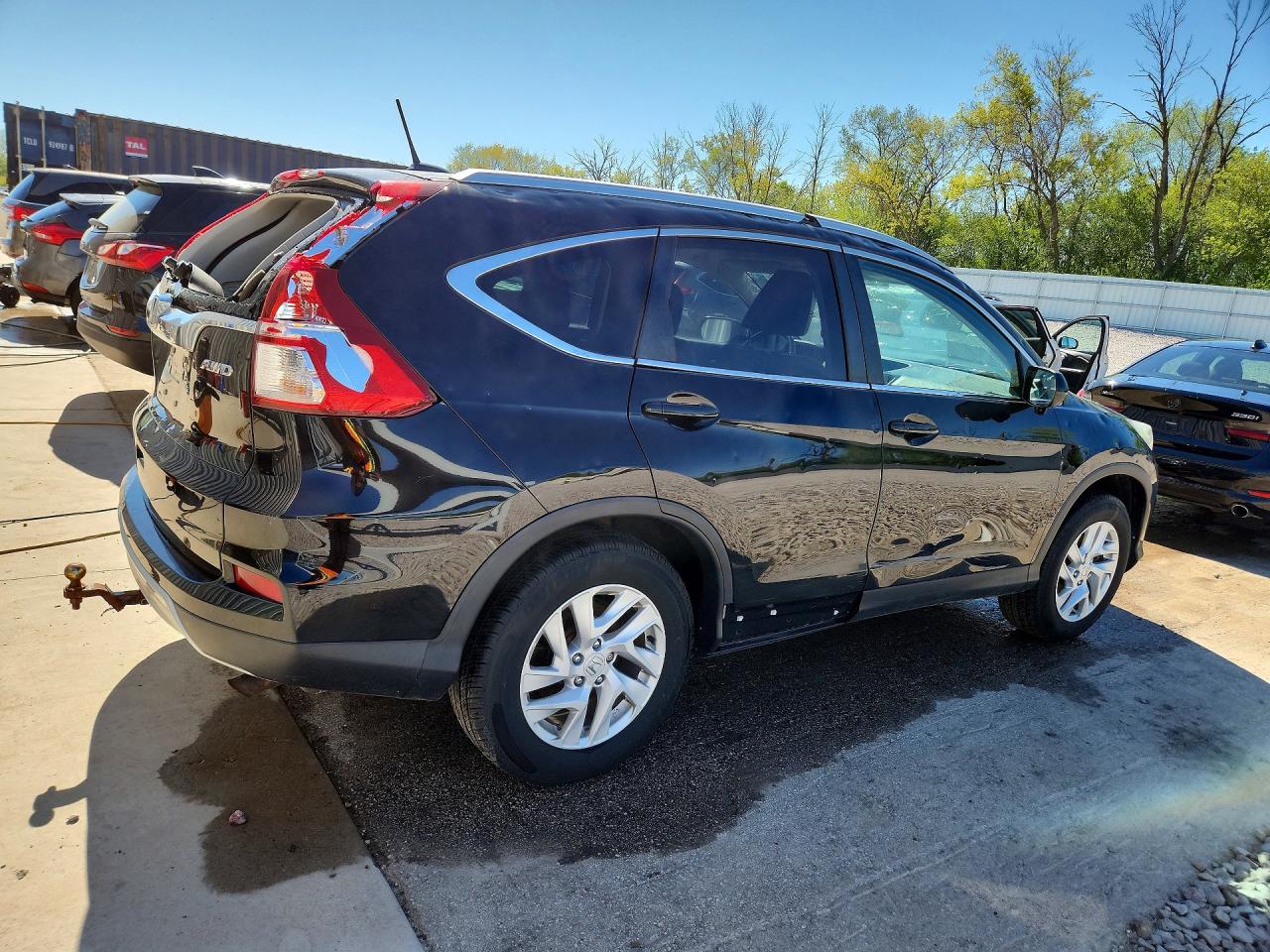 2015 Honda Cr-v Exl Black vin: 2HKRM4H76FH600389