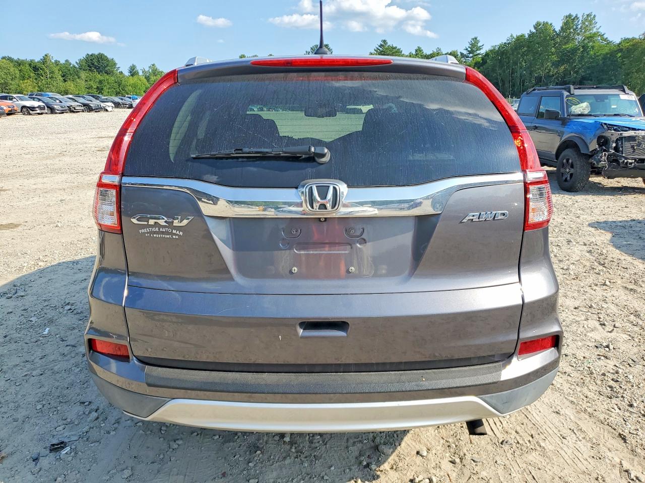 2015 Honda Cr-v Exl Gray vin: 2HKRM4H76FH612123