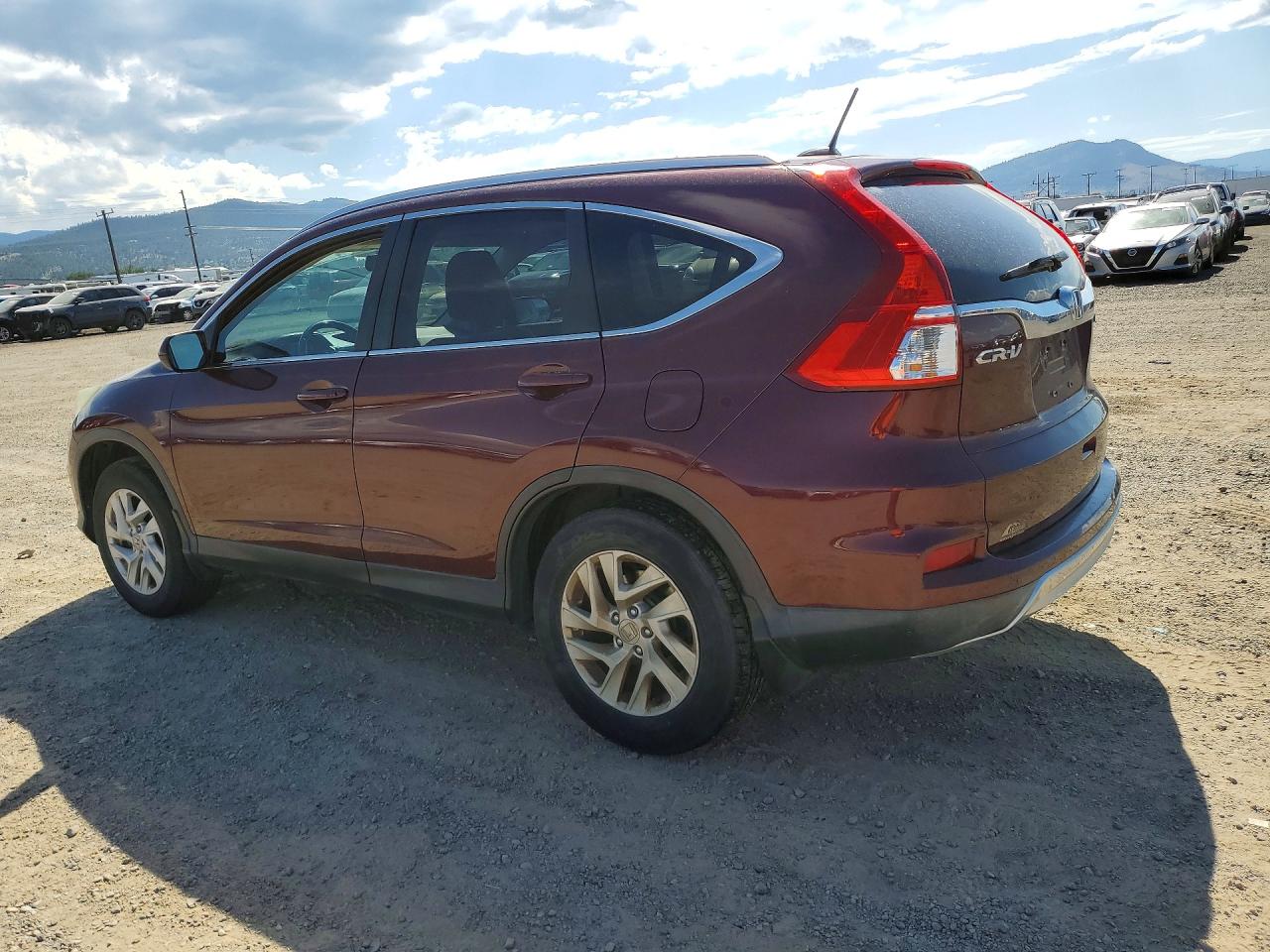 2015 Honda Cr-v Exl Burgundy vin: 2HKRM4H76FH626166