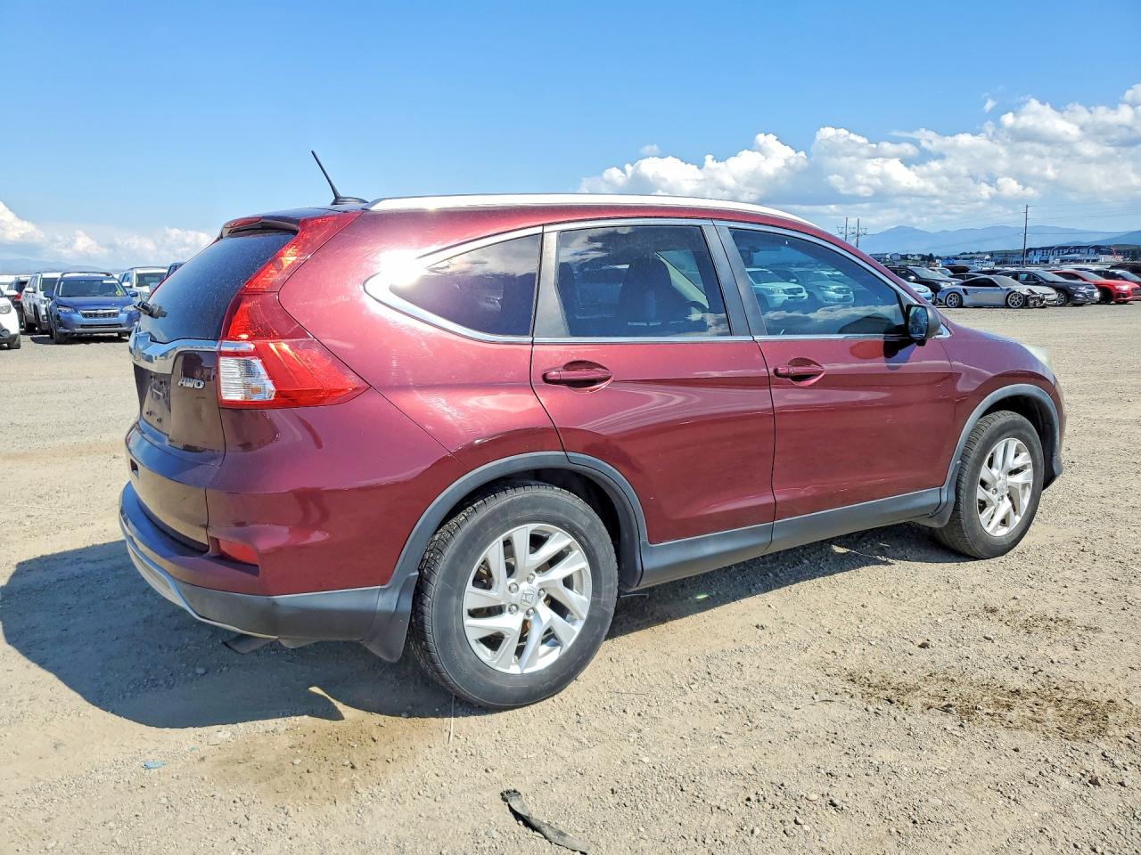 2015 Honda Cr-v Exl Burgundy vin: 2HKRM4H76FH626166