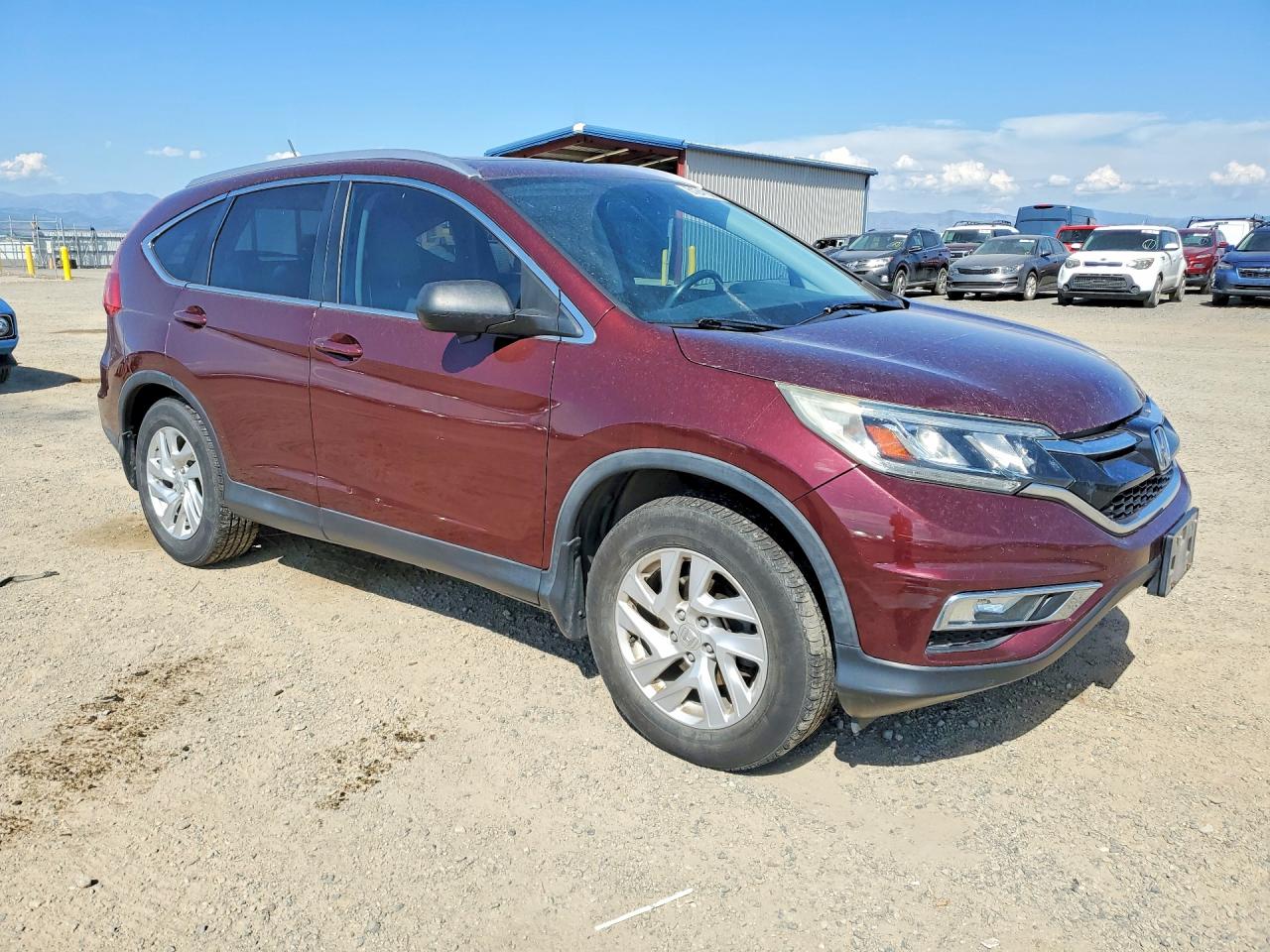 2015 Honda Cr-v Exl Burgundy vin: 2HKRM4H76FH626166