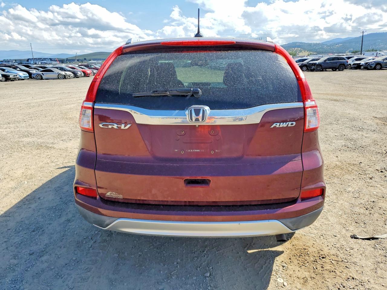 2015 Honda Cr-v Exl Burgundy vin: 2HKRM4H76FH626166