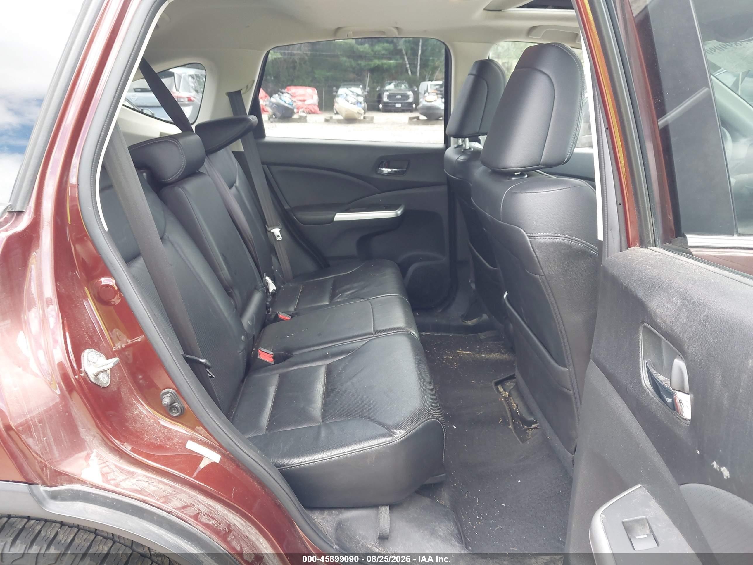 2015 Honda Cr-v Ex-l Красный vin: 2HKRM4H76FH643646