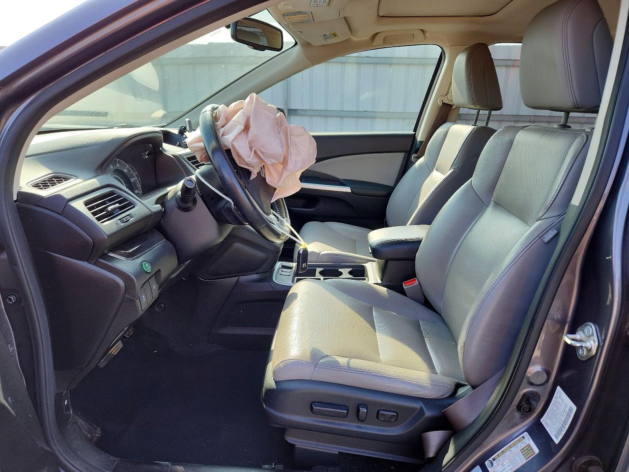 2015 Honda Cr-v Exl Gray vin: 2HKRM4H76FH645803