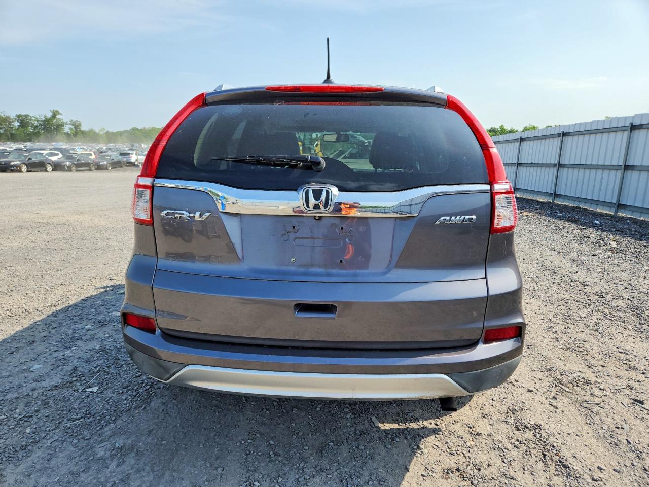 2015 Honda Cr-v Exl Gray vin: 2HKRM4H76FH645803