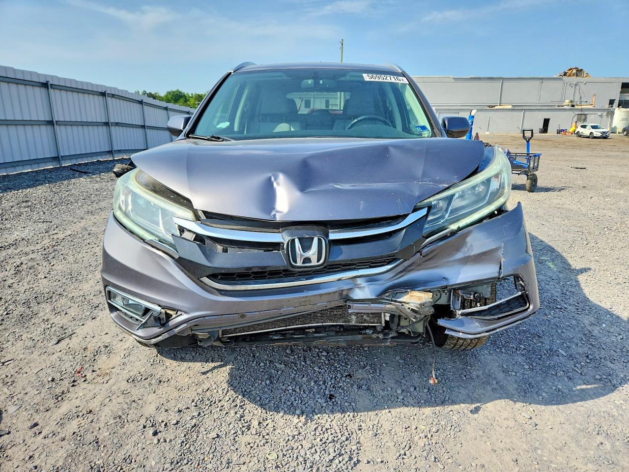 2015 Honda Cr-v Exl Gray vin: 2HKRM4H76FH645803