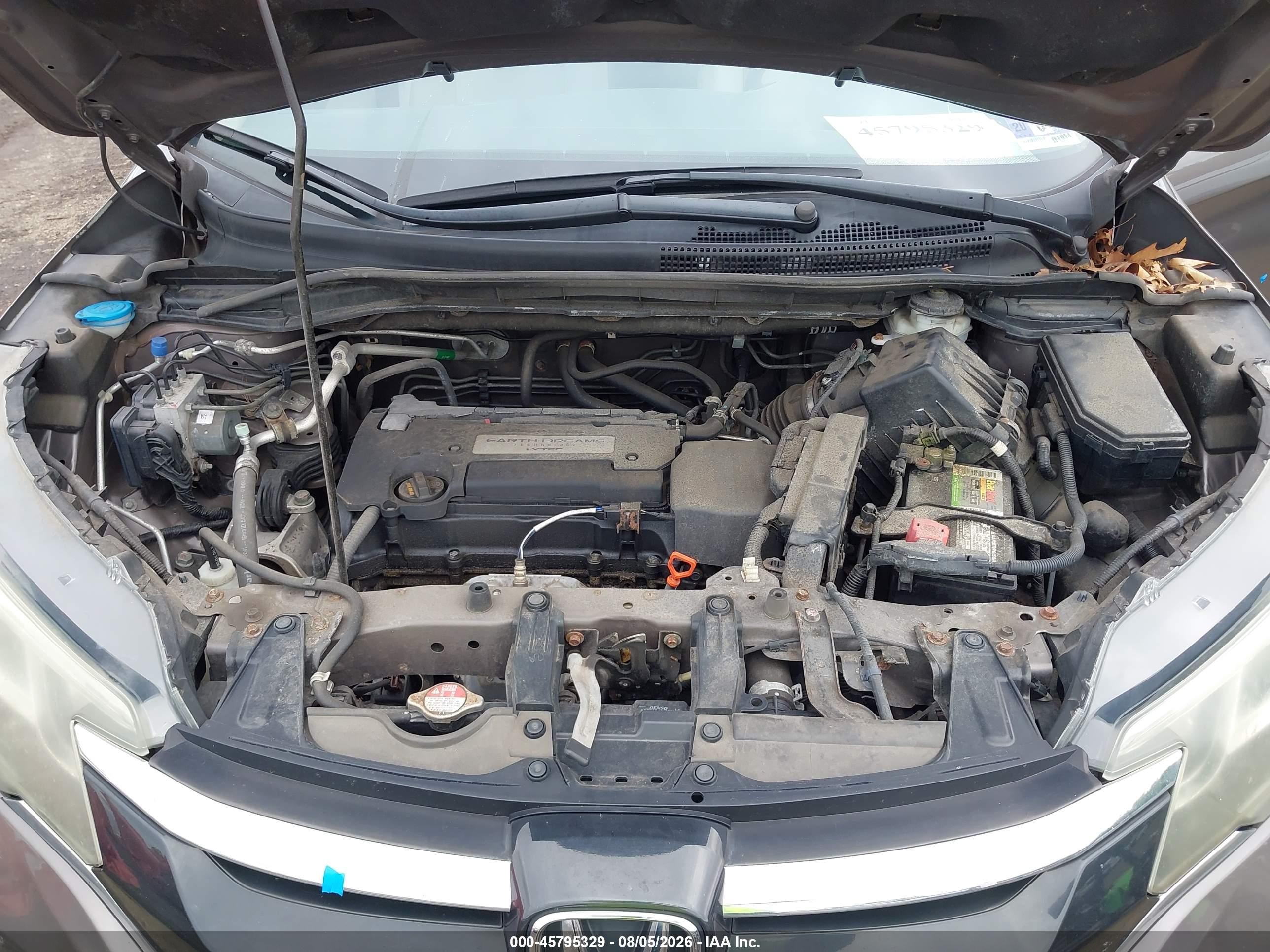 2015 Honda Cr-v Ex-l Gray vin: 2HKRM4H76FH661774