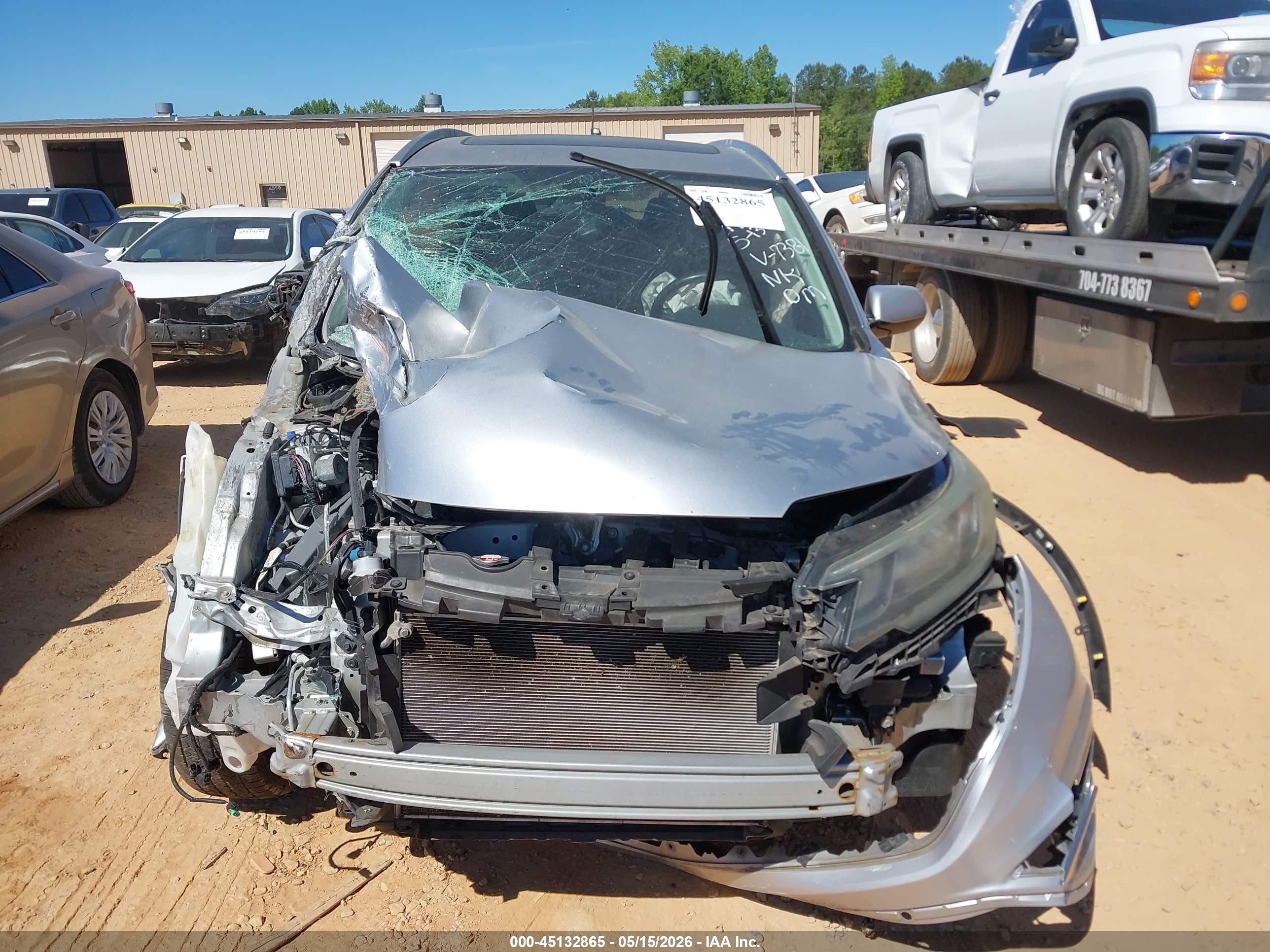 2015 Honda Cr-v Ex-l Серебряный vin: 2HKRM4H76FH667381
