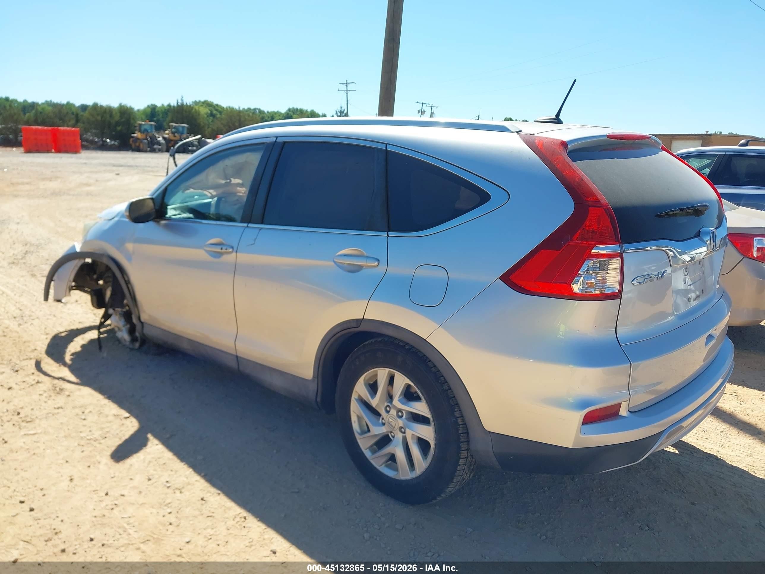 2015 Honda Cr-v Ex-l Серебряный vin: 2HKRM4H76FH667381