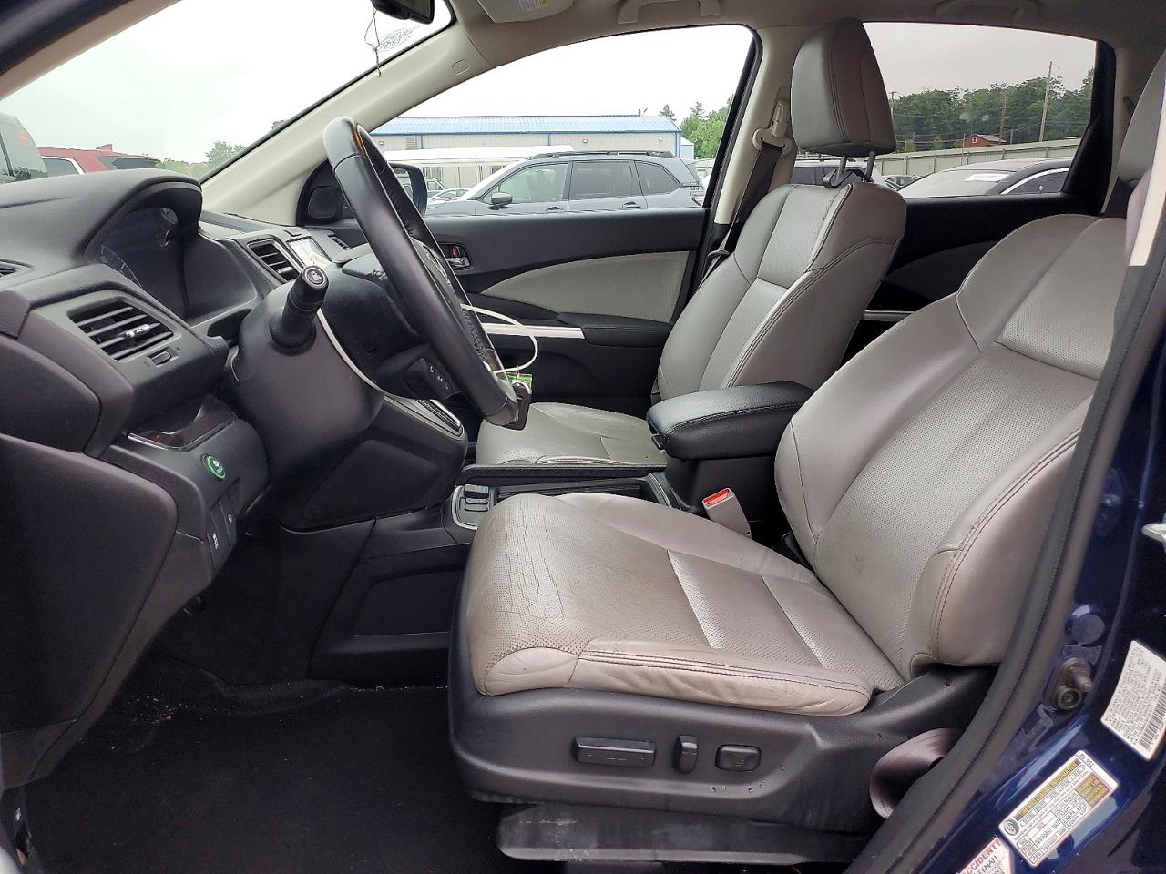 2015 Honda Cr-v Exl Blue vin: 2HKRM4H76FH675111