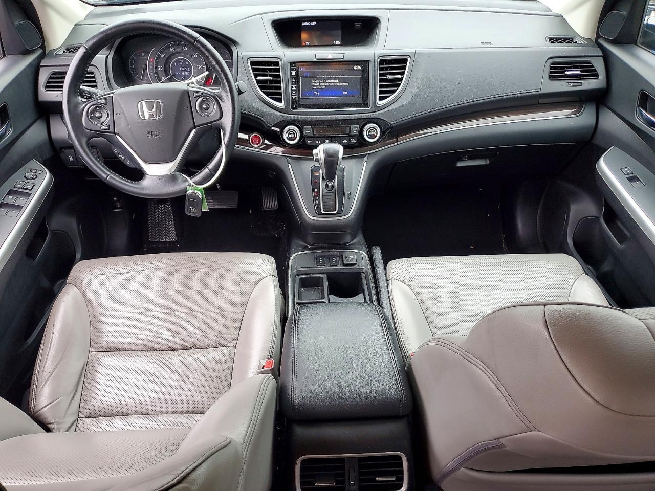 2015 Honda Cr-v Exl Blue vin: 2HKRM4H76FH675111