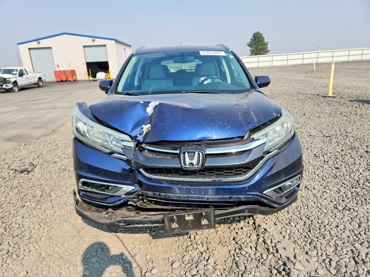 2015 Honda Cr-v Exl Blue vin: 2HKRM4H76FH680891