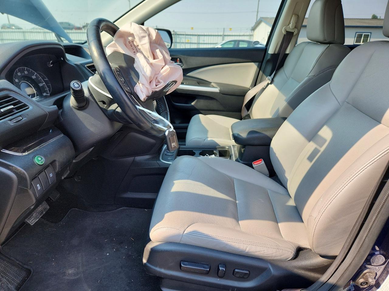 2015 Honda Cr-v Exl Blue vin: 2HKRM4H76FH680891