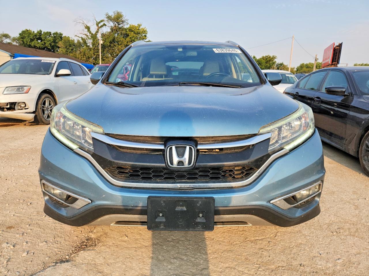 2015 Honda Cr-v Exl Blue vin: 2HKRM4H76FH686478