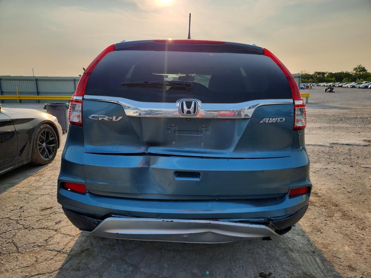 2015 Honda Cr-v Exl Blue vin: 2HKRM4H76FH686478
