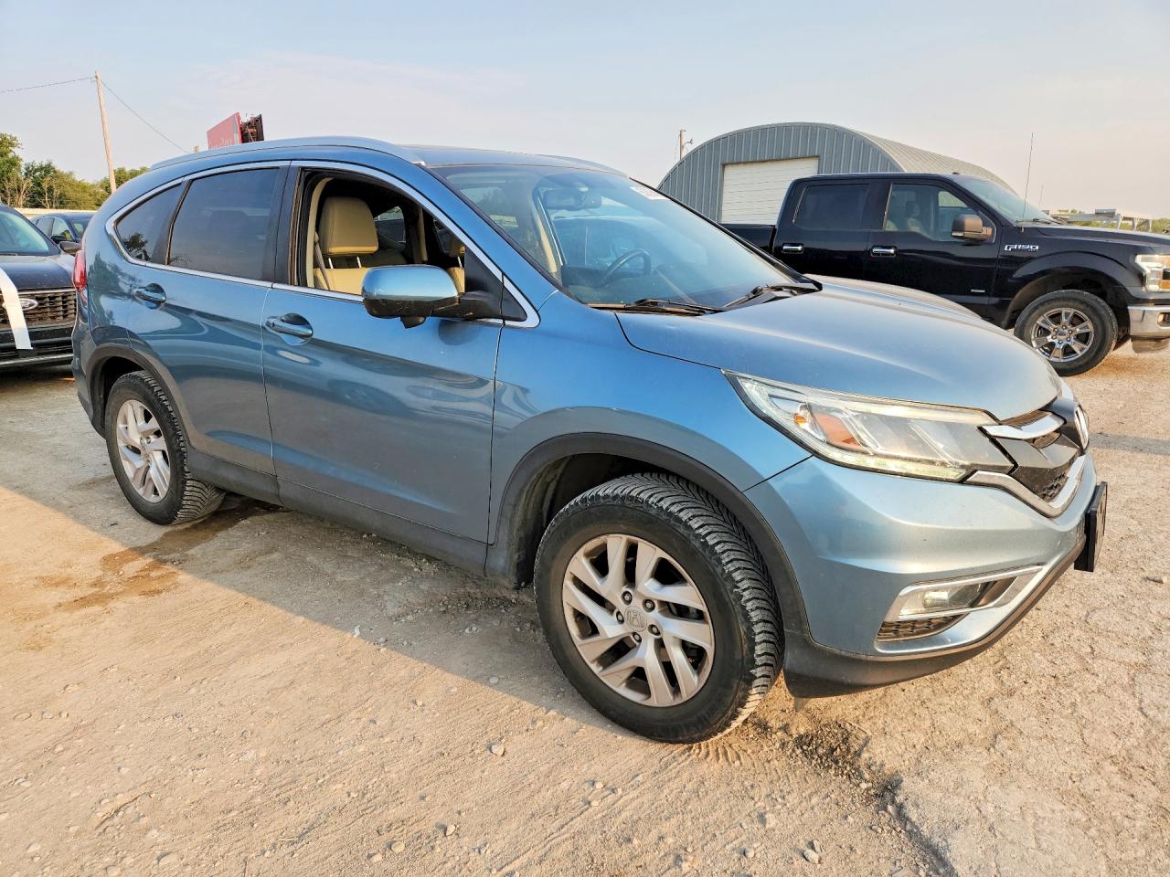 2015 Honda Cr-v Exl Blue vin: 2HKRM4H76FH686478