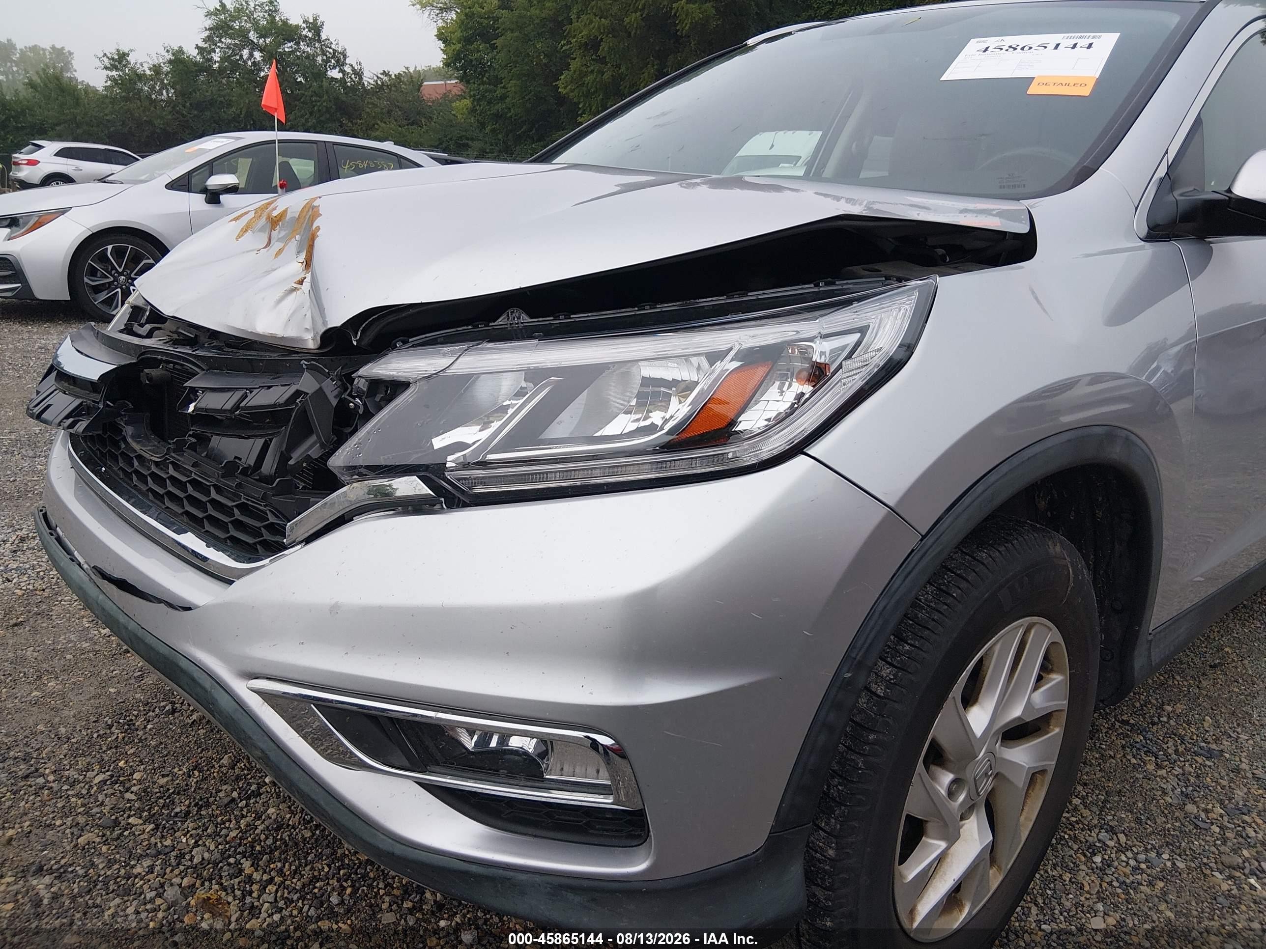 2015 Honda Cr-v Ex-l Silver vin: 2HKRM4H76FH701125