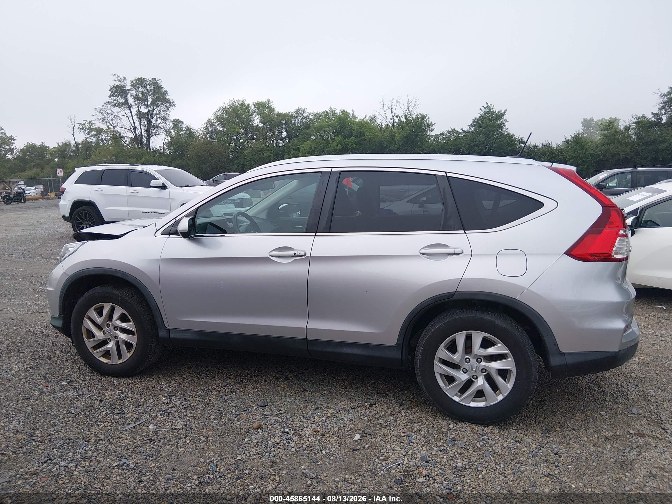 2015 Honda Cr-v Ex-l Silver vin: 2HKRM4H76FH701125