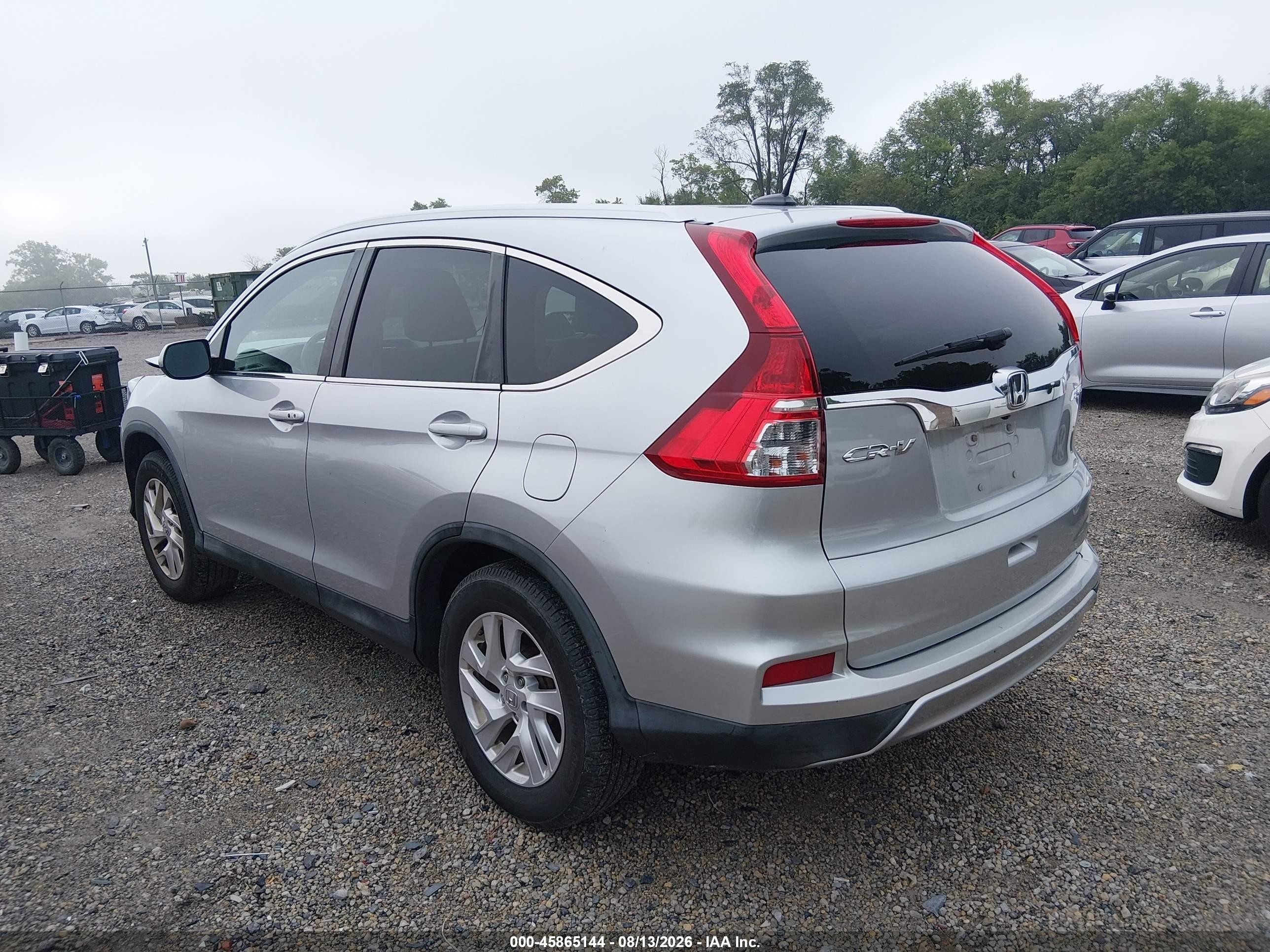 2015 Honda Cr-v Ex-l Silver vin: 2HKRM4H76FH701125