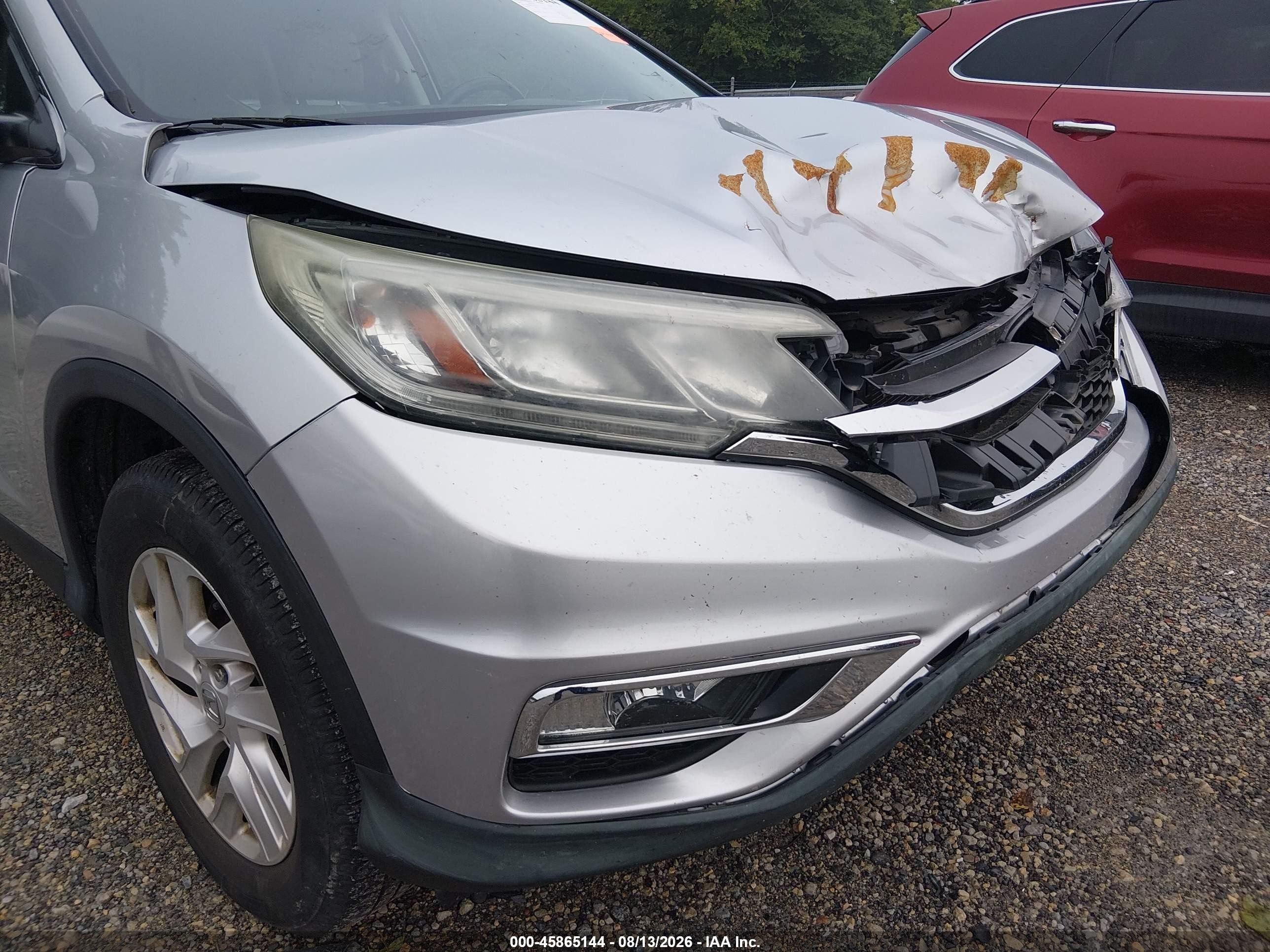 2015 Honda Cr-v Ex-l Silver vin: 2HKRM4H76FH701125