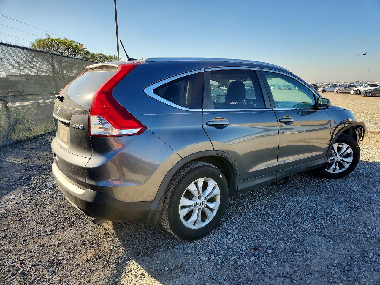 2012 Honda Cr-v Exl Gray vin: 2HKRM4H77CH611509