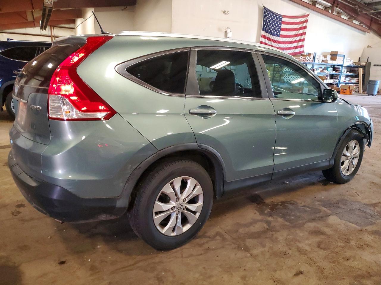 2012 Honda Cr-v Exl Teal vin: 2HKRM4H77CH623823