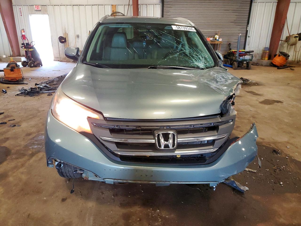 2012 Honda Cr-v Exl Teal vin: 2HKRM4H77CH623823