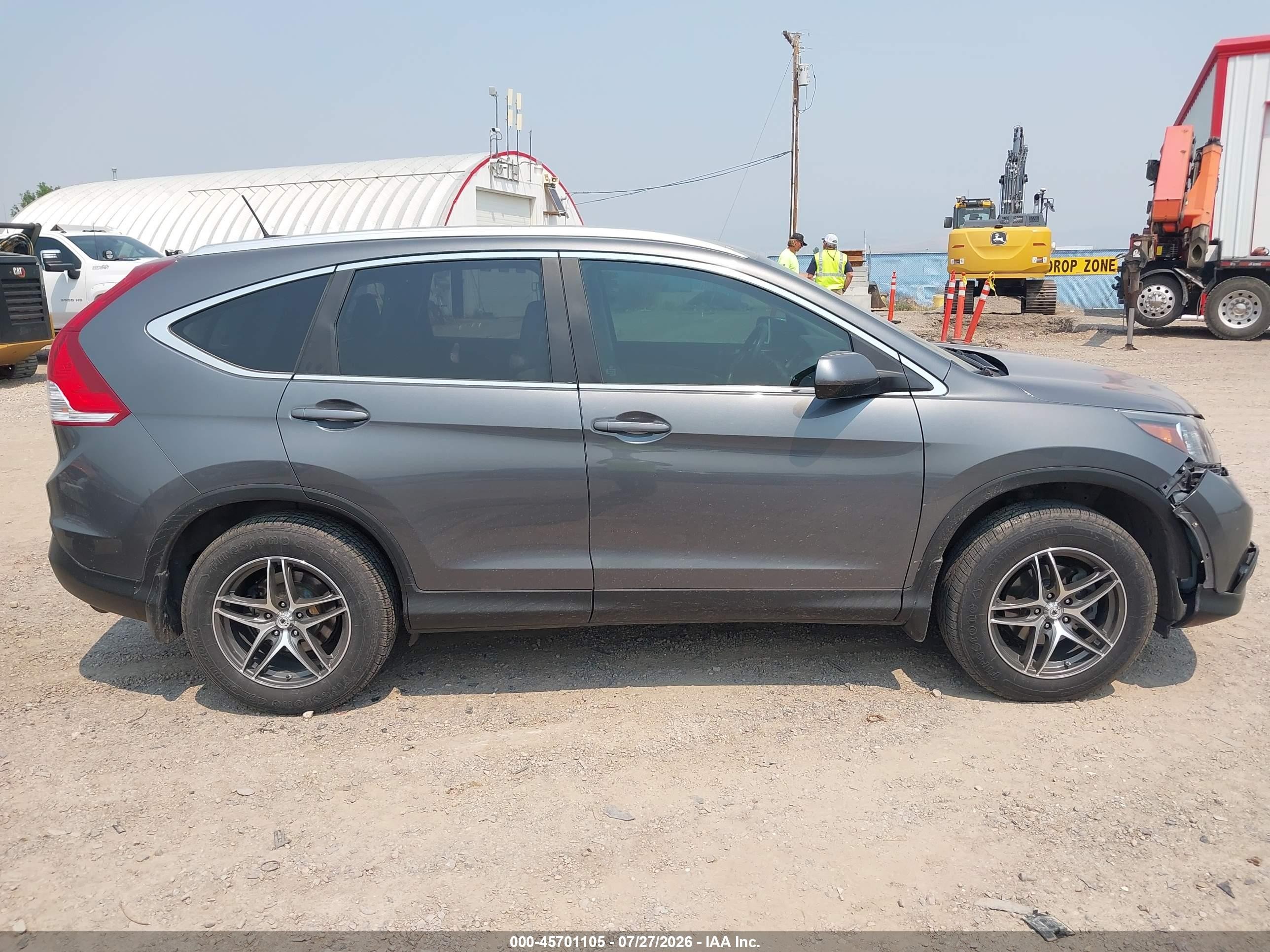 2012 Honda Cr-v Ex-l Gray vin: 2HKRM4H77CH626639