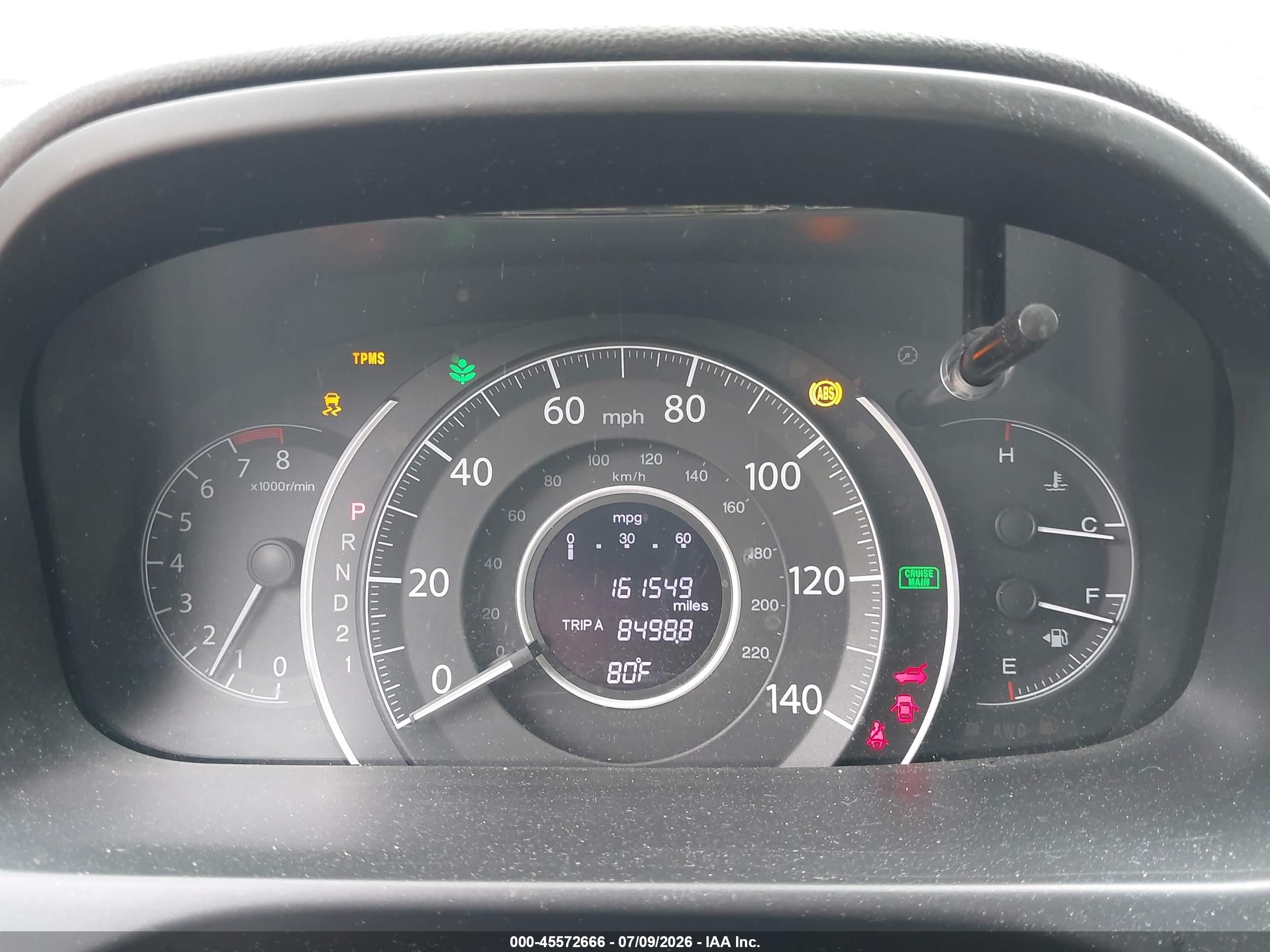 2013 Honda Cr-v Ex-l Maroon vin: 2HKRM4H77DH102313