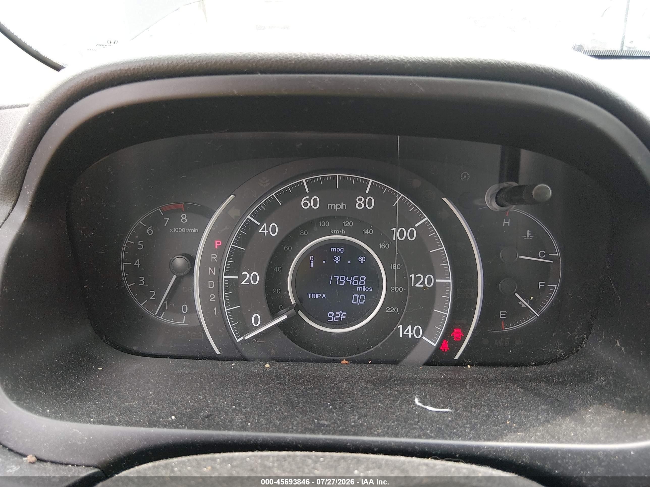 2013 Honda Cr-v Ex-l Black vin: 2HKRM4H77DH615741