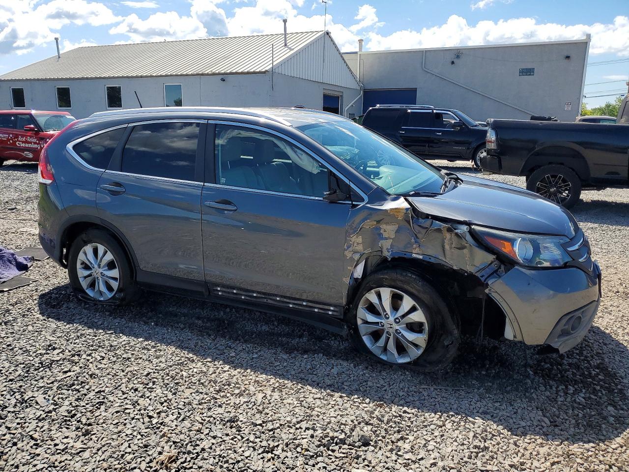 2013 Honda Cr-v Exl Gray vin: 2HKRM4H77DH624729