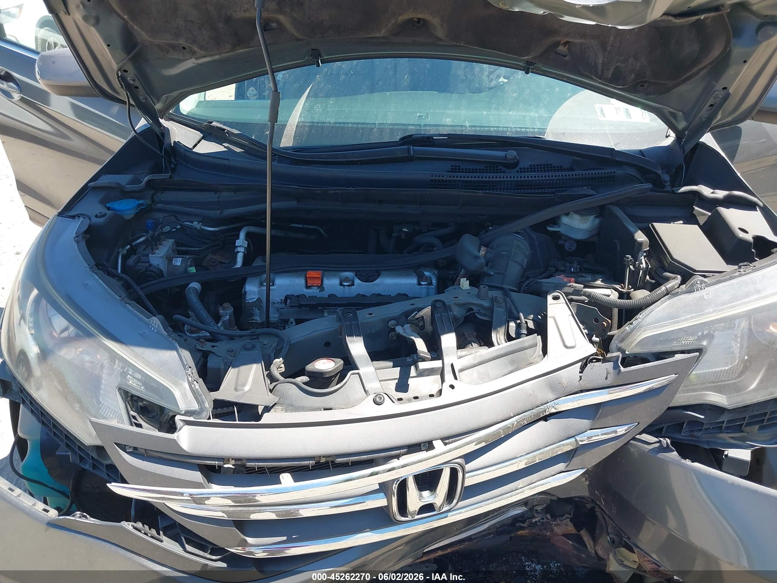 2013 Honda Cr-v Ex-l Gray vin: 2HKRM4H77DH628120