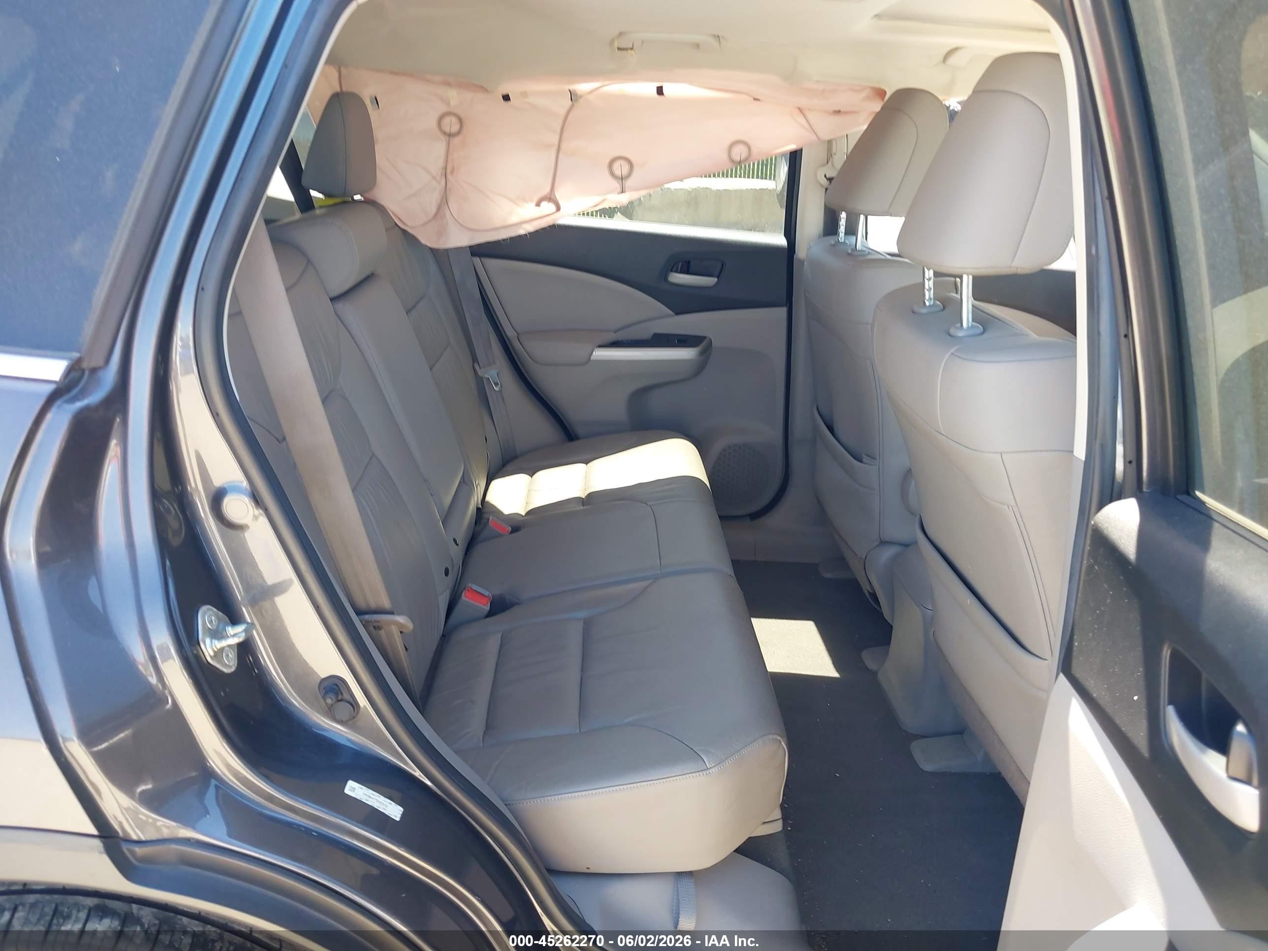 2013 Honda Cr-v Ex-l Gray vin: 2HKRM4H77DH628120