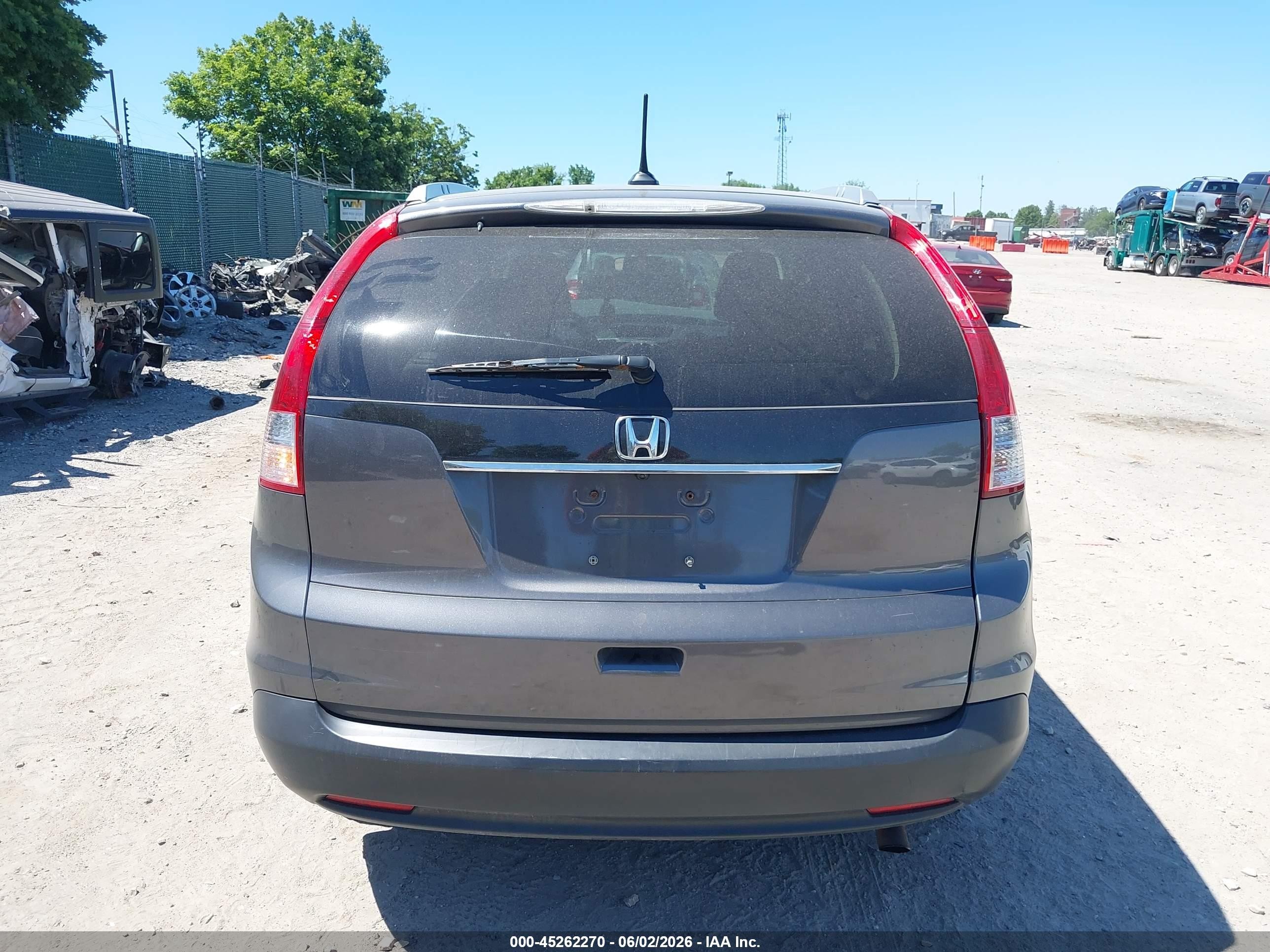2013 Honda Cr-v Ex-l Gray vin: 2HKRM4H77DH628120