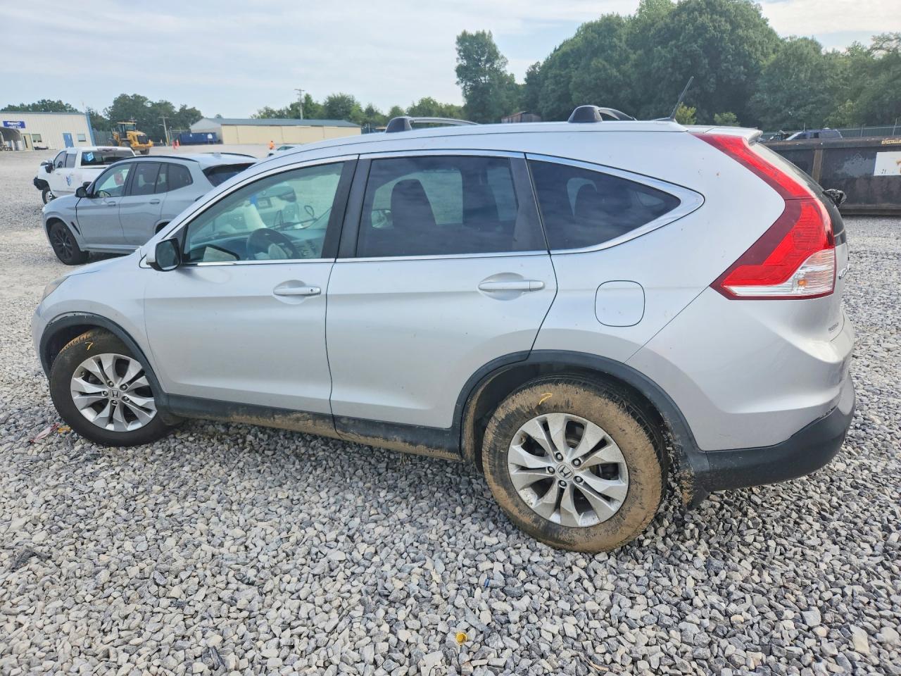 2013 Honda Cr-v Exl Silver vin: 2HKRM4H77DH629946
