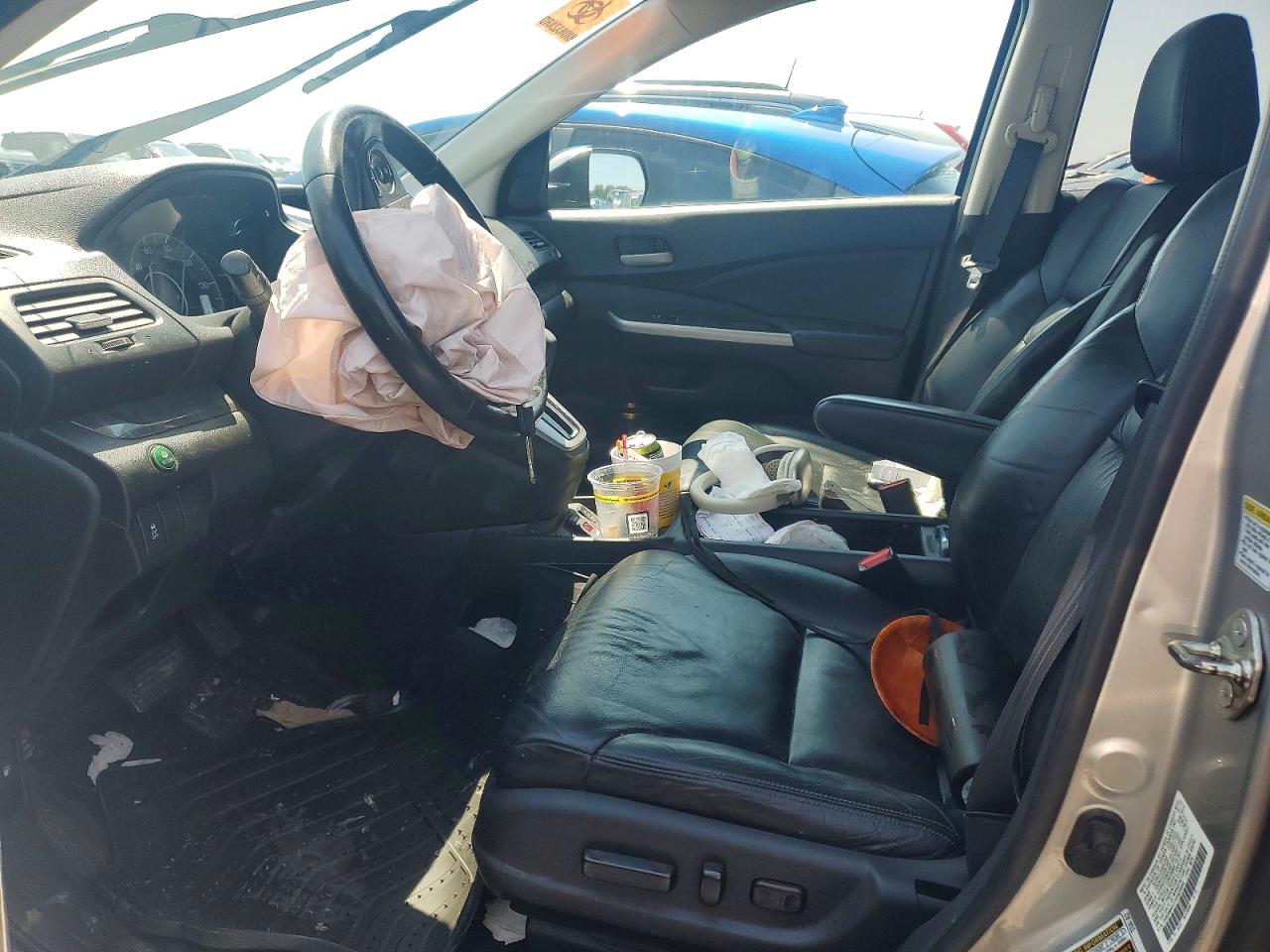 2013 Honda Cr-v Exl Silver vin: 2HKRM4H77DH629946