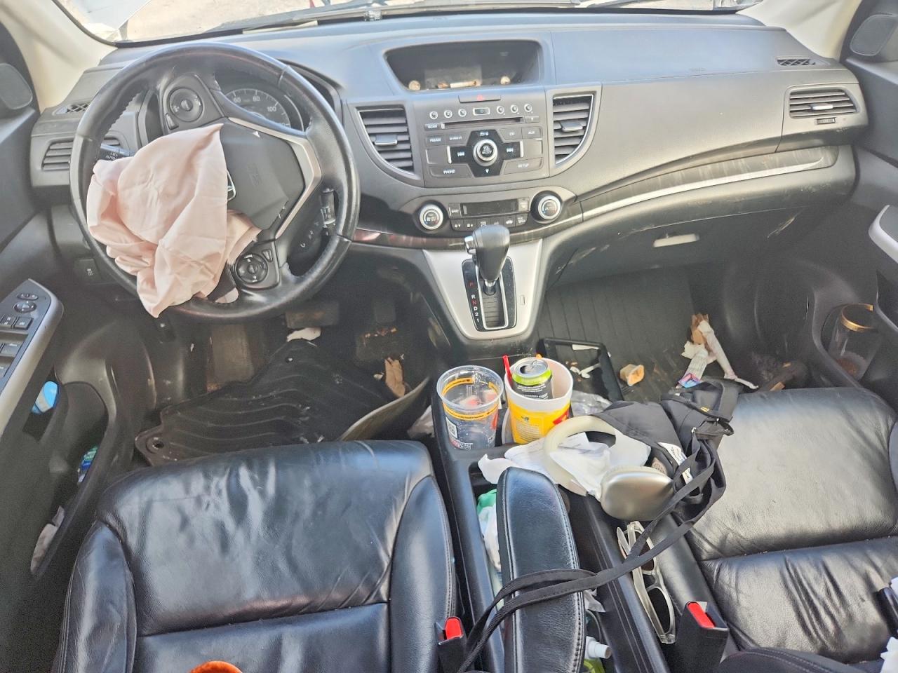 2013 Honda Cr-v Exl Silver vin: 2HKRM4H77DH629946