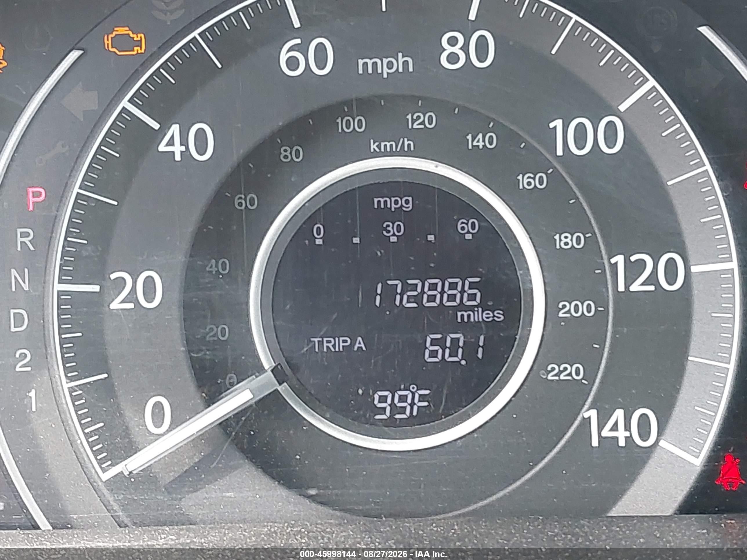 2013 Honda Cr-v Ex-l Blue vin: 2HKRM4H77DH636010