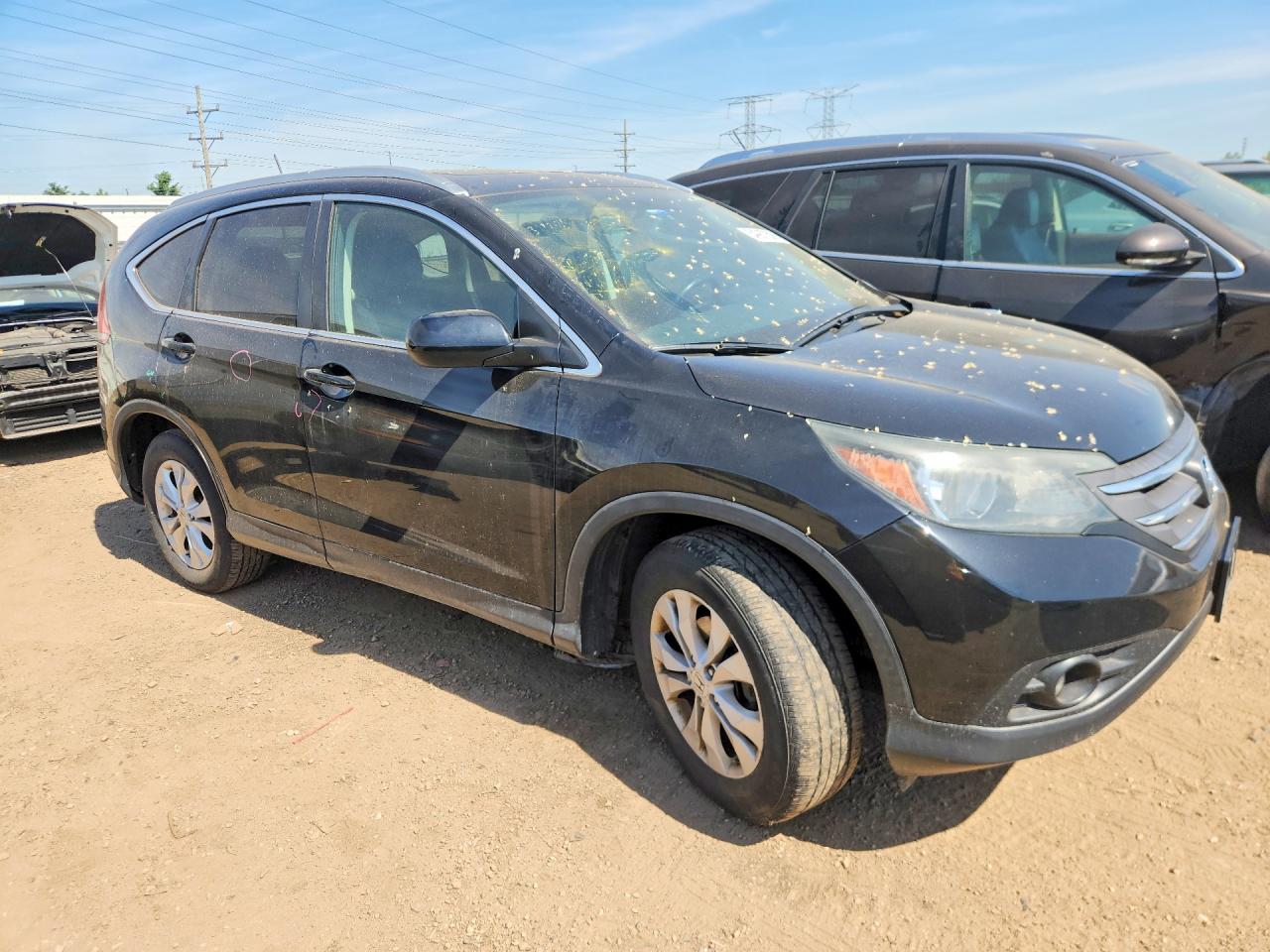 2013 Honda Cr-v Exl Black vin: 2HKRM4H77DH661988