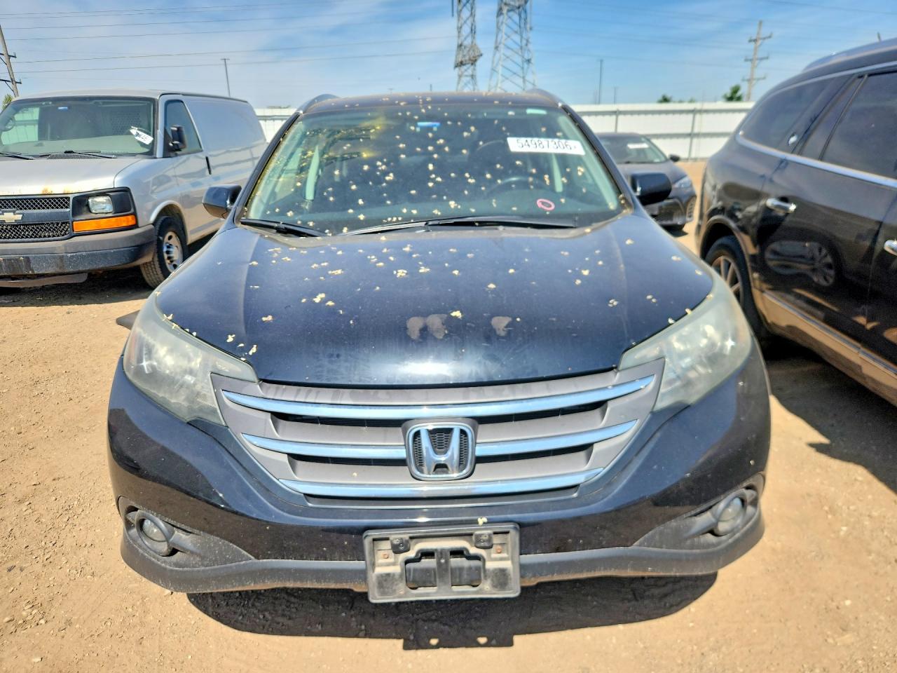 2013 Honda Cr-v Exl Black vin: 2HKRM4H77DH661988