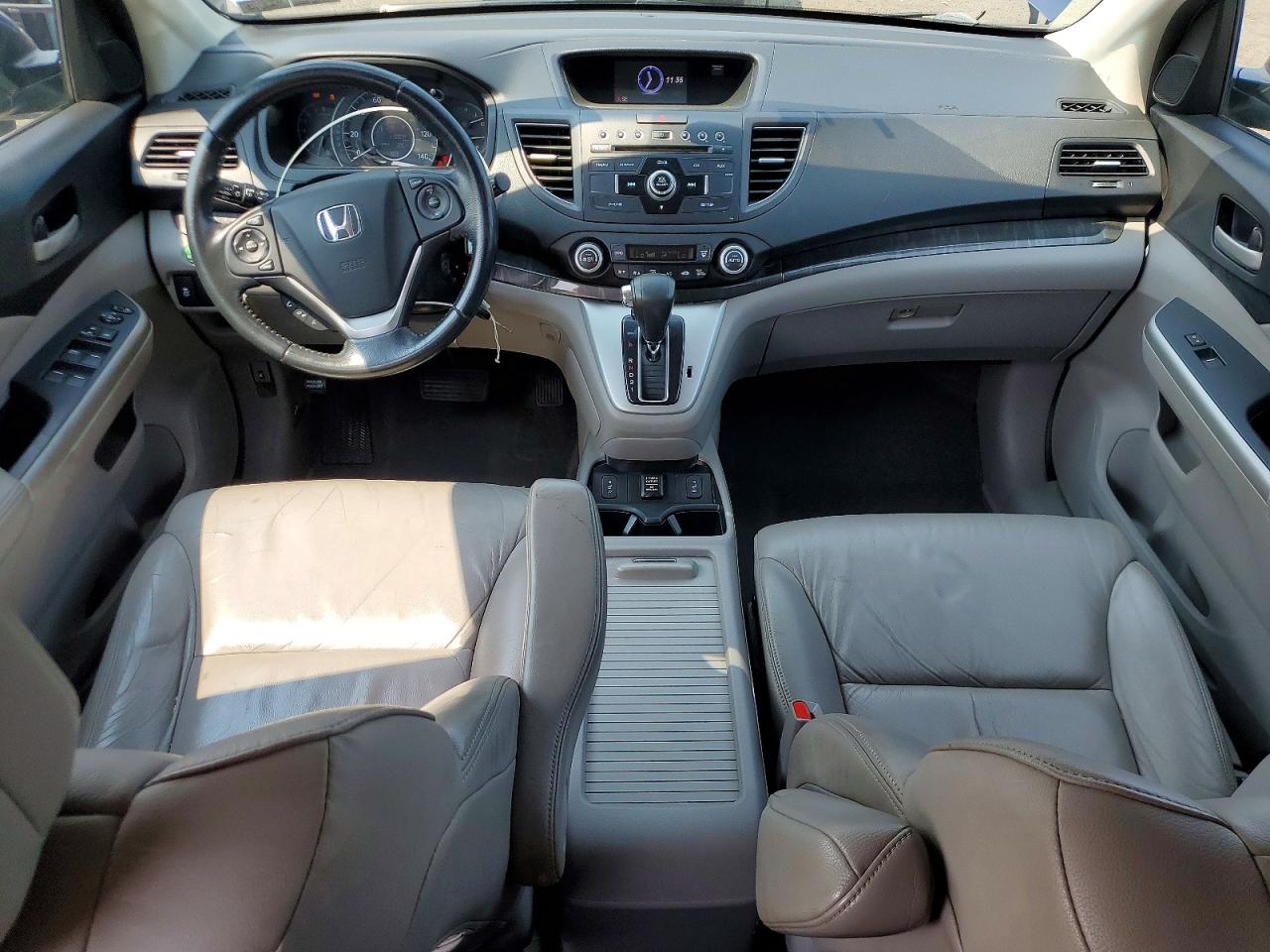 2013 Honda Cr-v Exl Blue vin: 2HKRM4H77DH667368