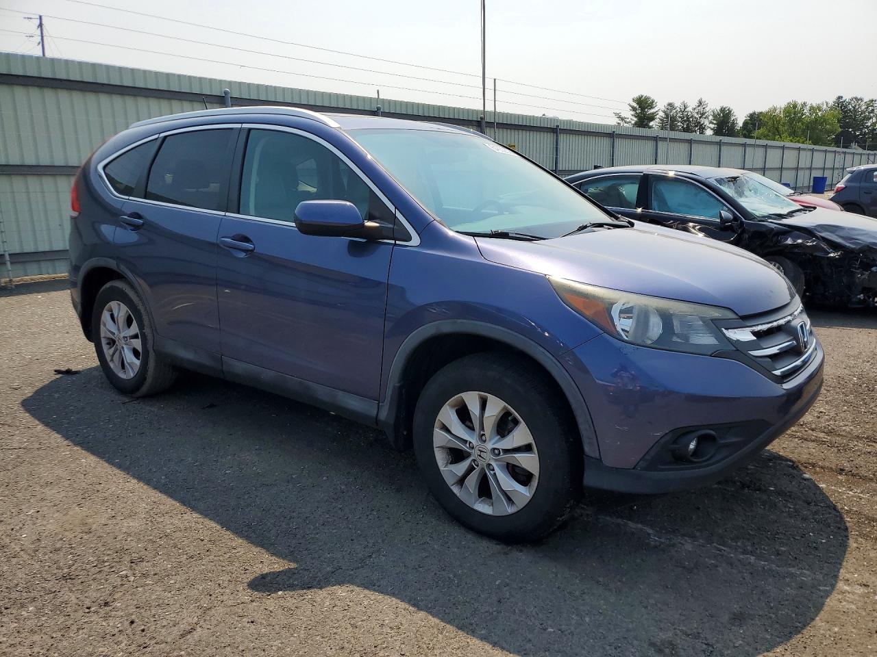 2013 Honda Cr-v Exl Blue vin: 2HKRM4H77DH667368