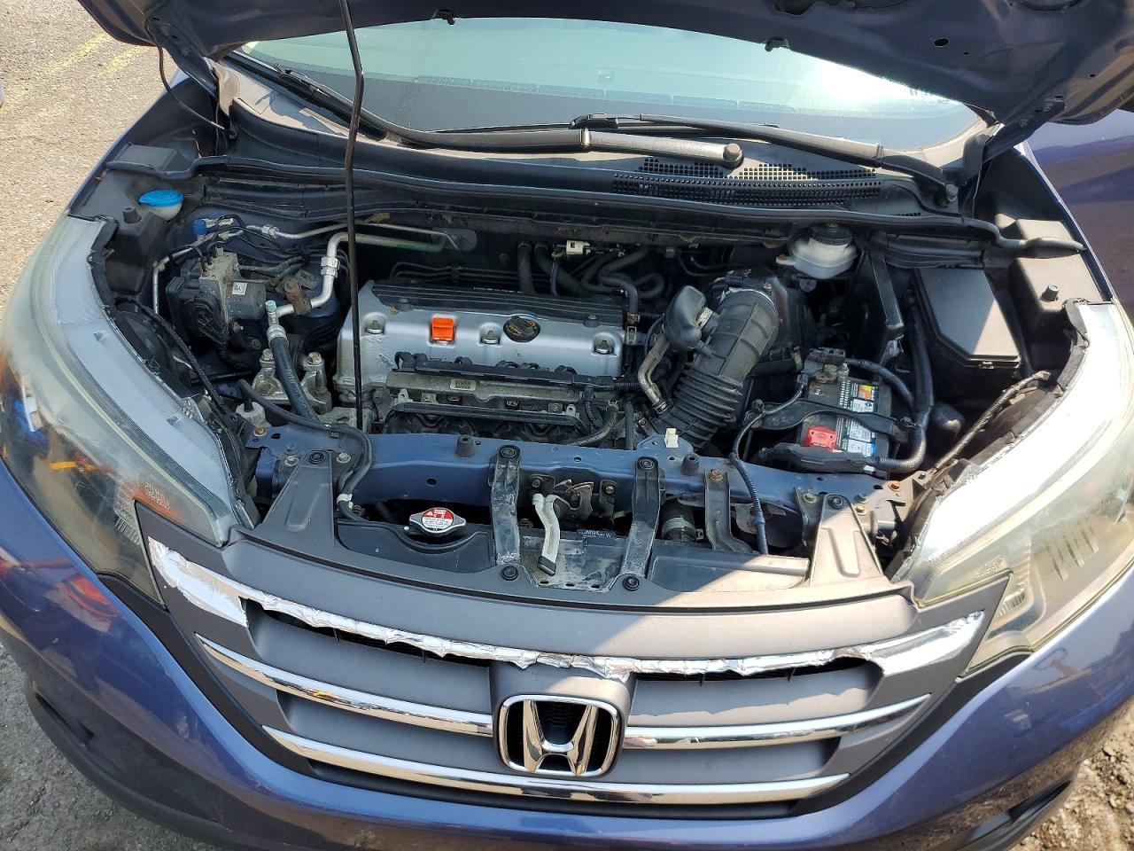 2013 Honda Cr-v Exl Blue vin: 2HKRM4H77DH667368