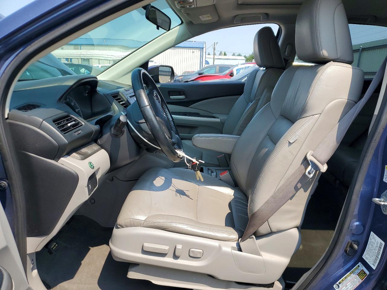 2013 Honda Cr-v Exl Blue vin: 2HKRM4H77DH667368