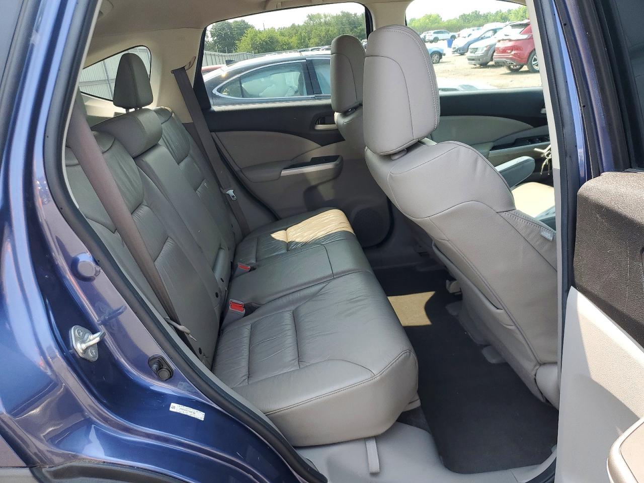 2013 Honda Cr-v Exl Blue vin: 2HKRM4H77DH667368