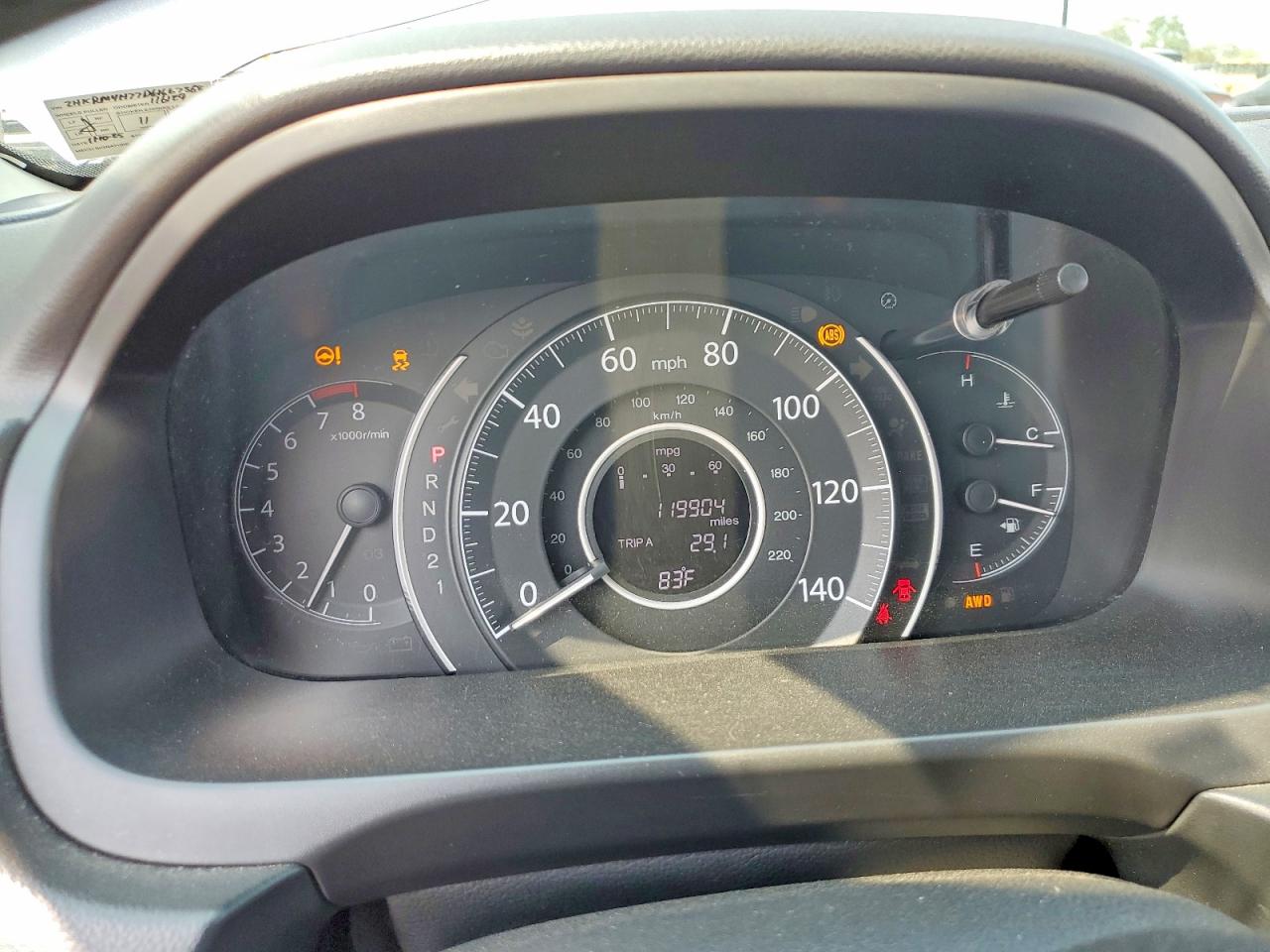 2013 Honda Cr-v Exl Blue vin: 2HKRM4H77DH667368