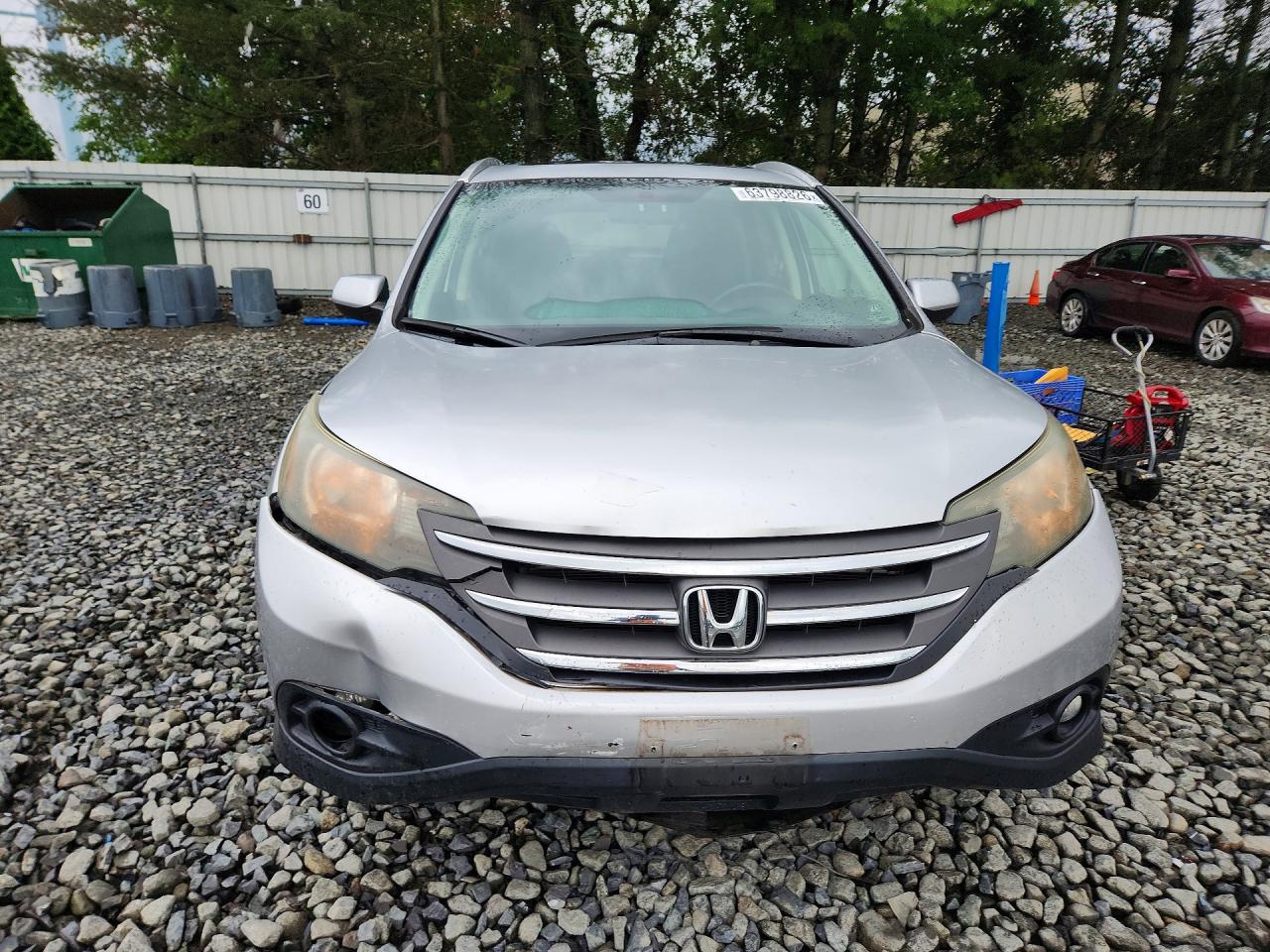 2013 Honda Cr-v Exl Silver vin: 2HKRM4H77DH669749
