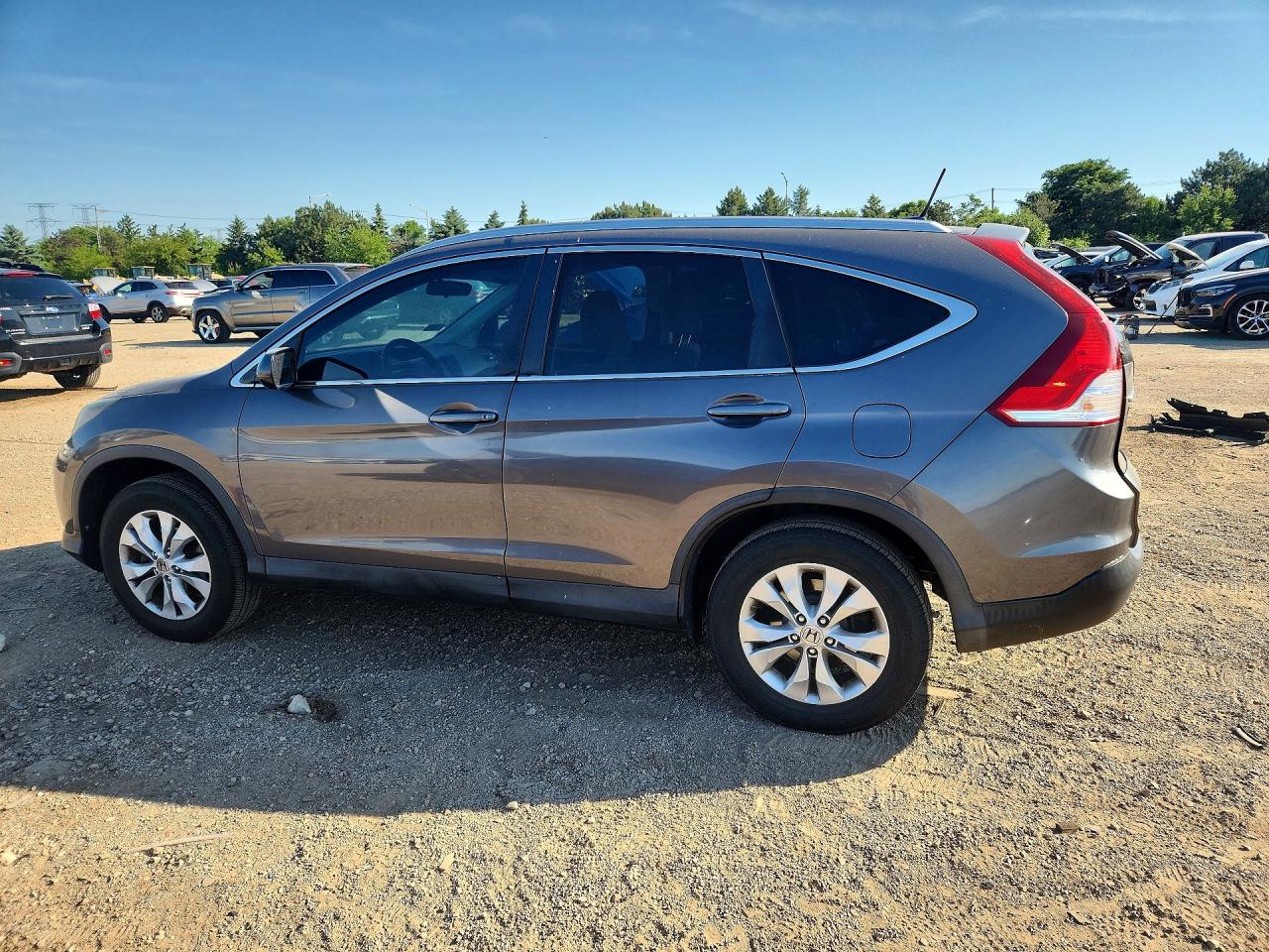 2013 Honda Cr-v Exl Gray vin: 2HKRM4H77DH682839