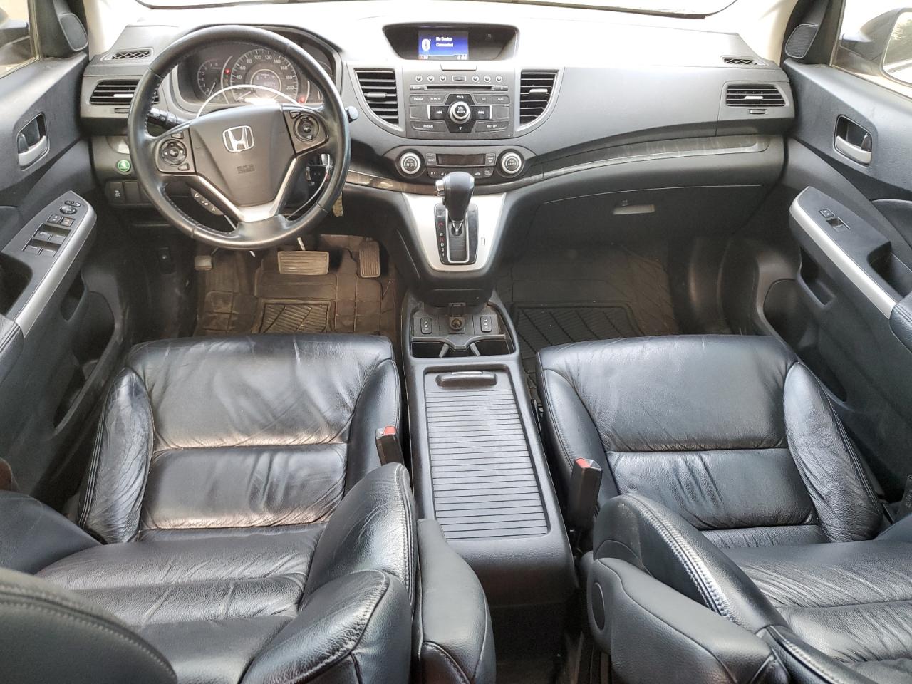 2014 Honda Cr-v Exl White vin: 2HKRM4H77EH105813