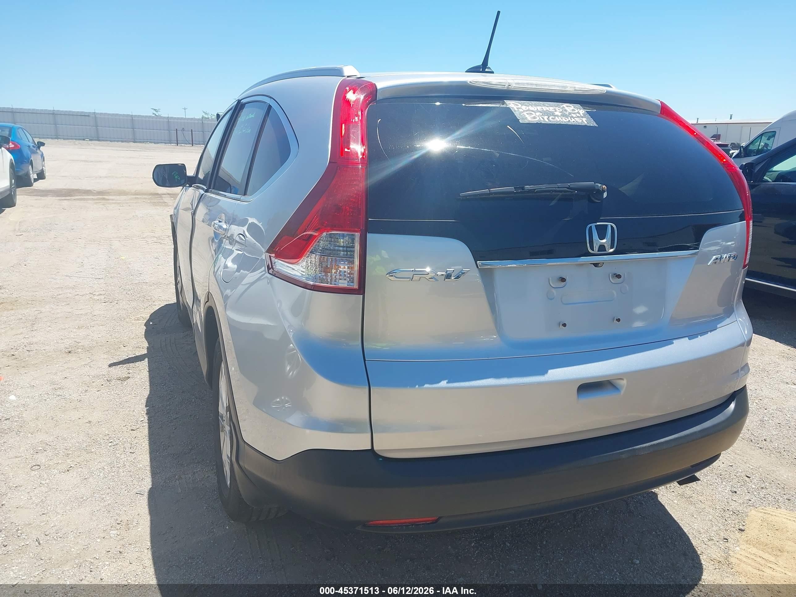 2014 Honda Cr-v Ex-l Gray vin: 2HKRM4H77EH605776